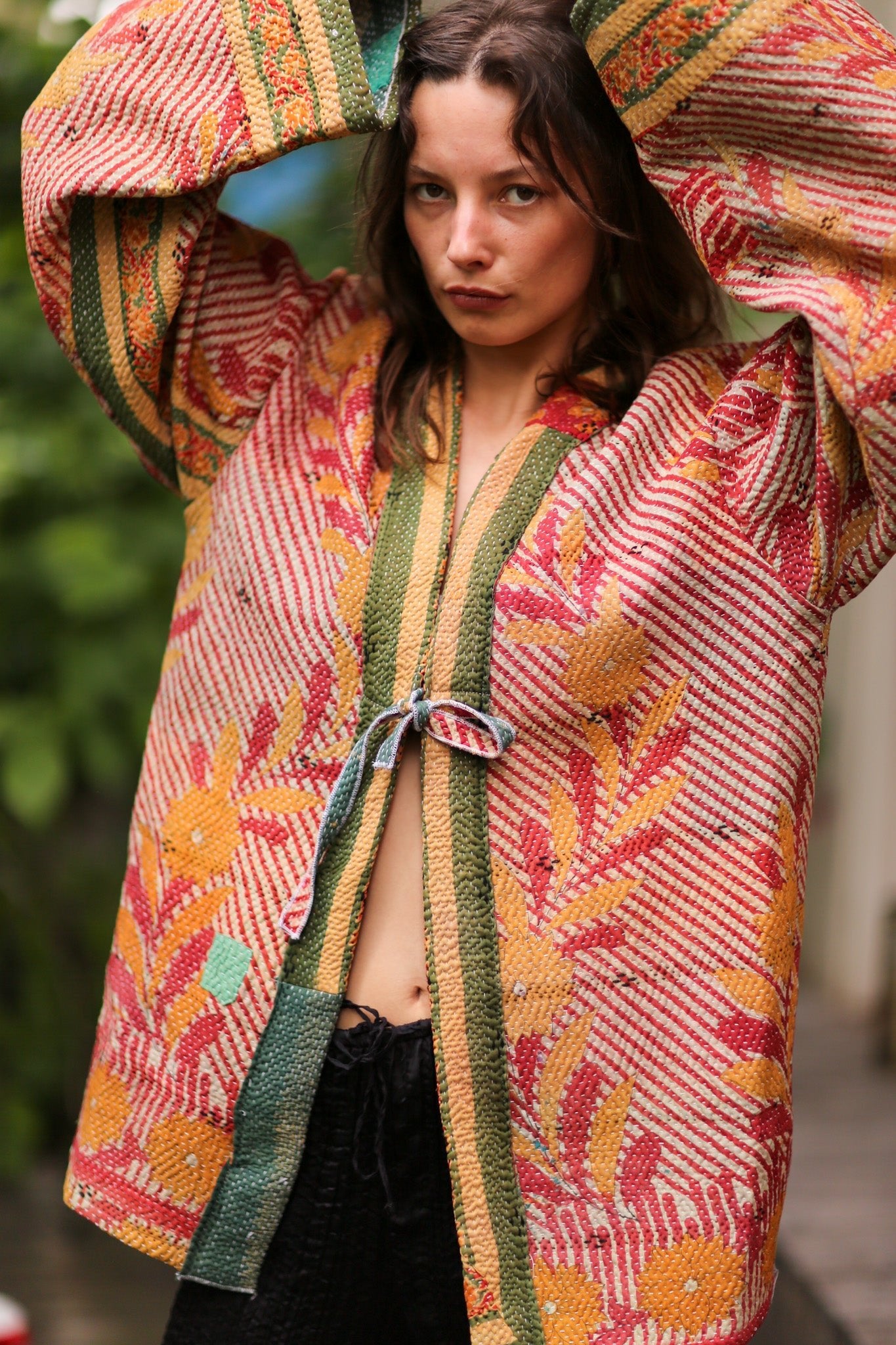 KANTHA KIMONO JACKET SHIRI - MOMO STUDIO BERLIN - Berlin Concept Store - sustainable & ethical fashion