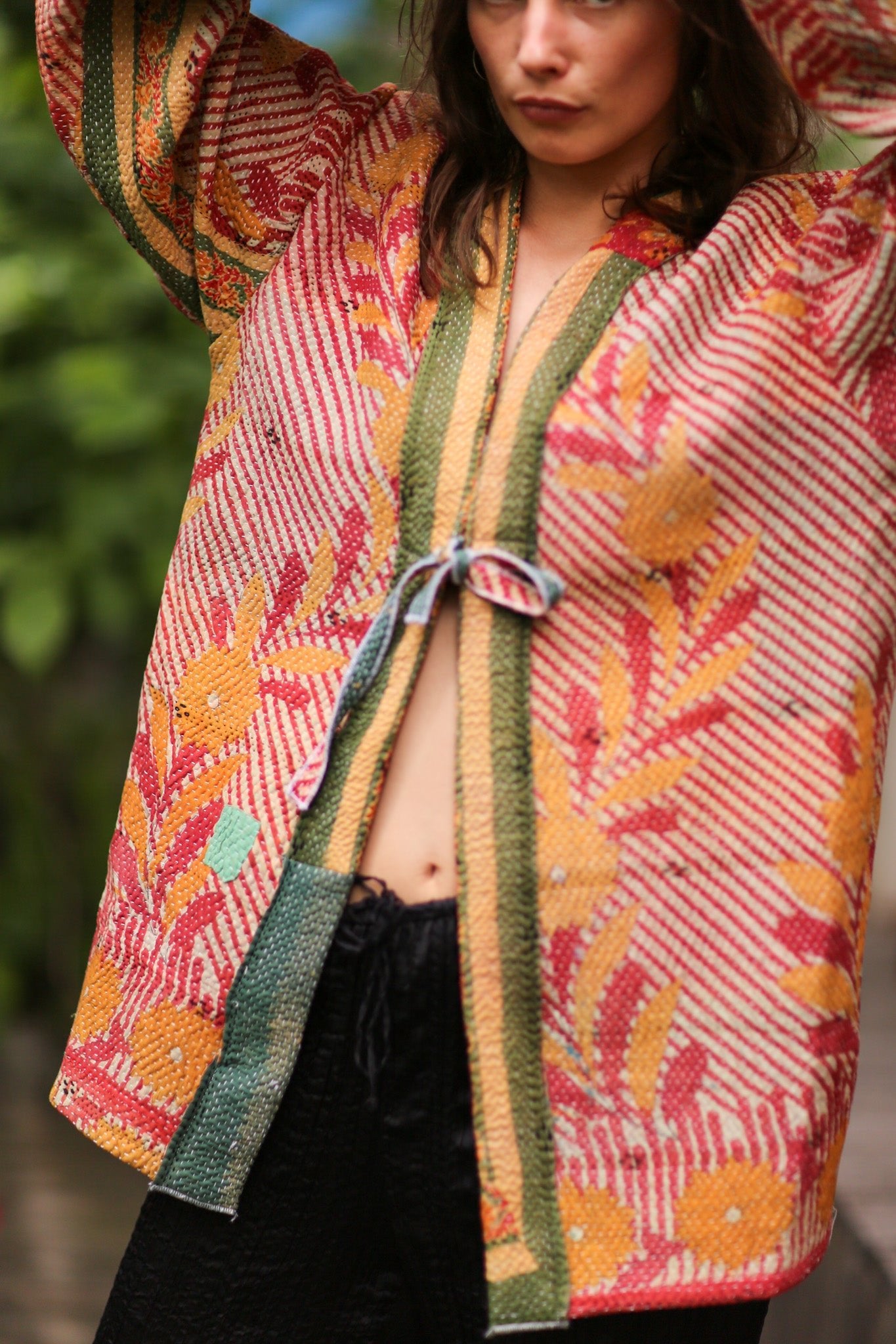 KANTHA KIMONO JACKET SHIRI - MOMO STUDIO BERLIN - Berlin Concept Store - sustainable & ethical fashion