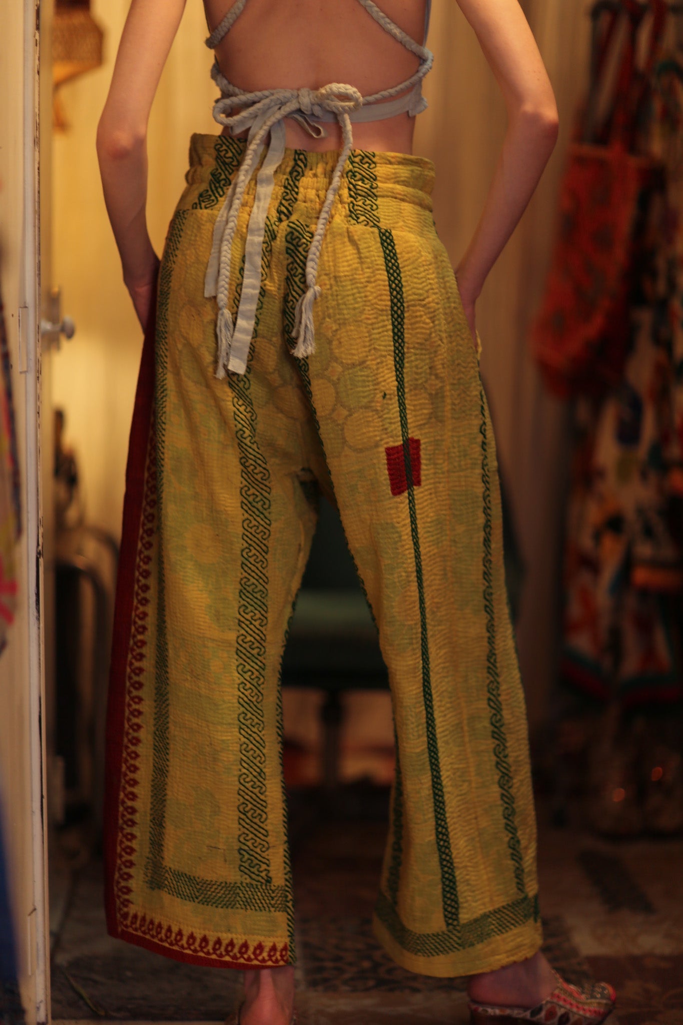 KANTHA PANTS LENA - MOMO STUDIO BERLIN - Berlin Concept Store - sustainable & ethical fashion