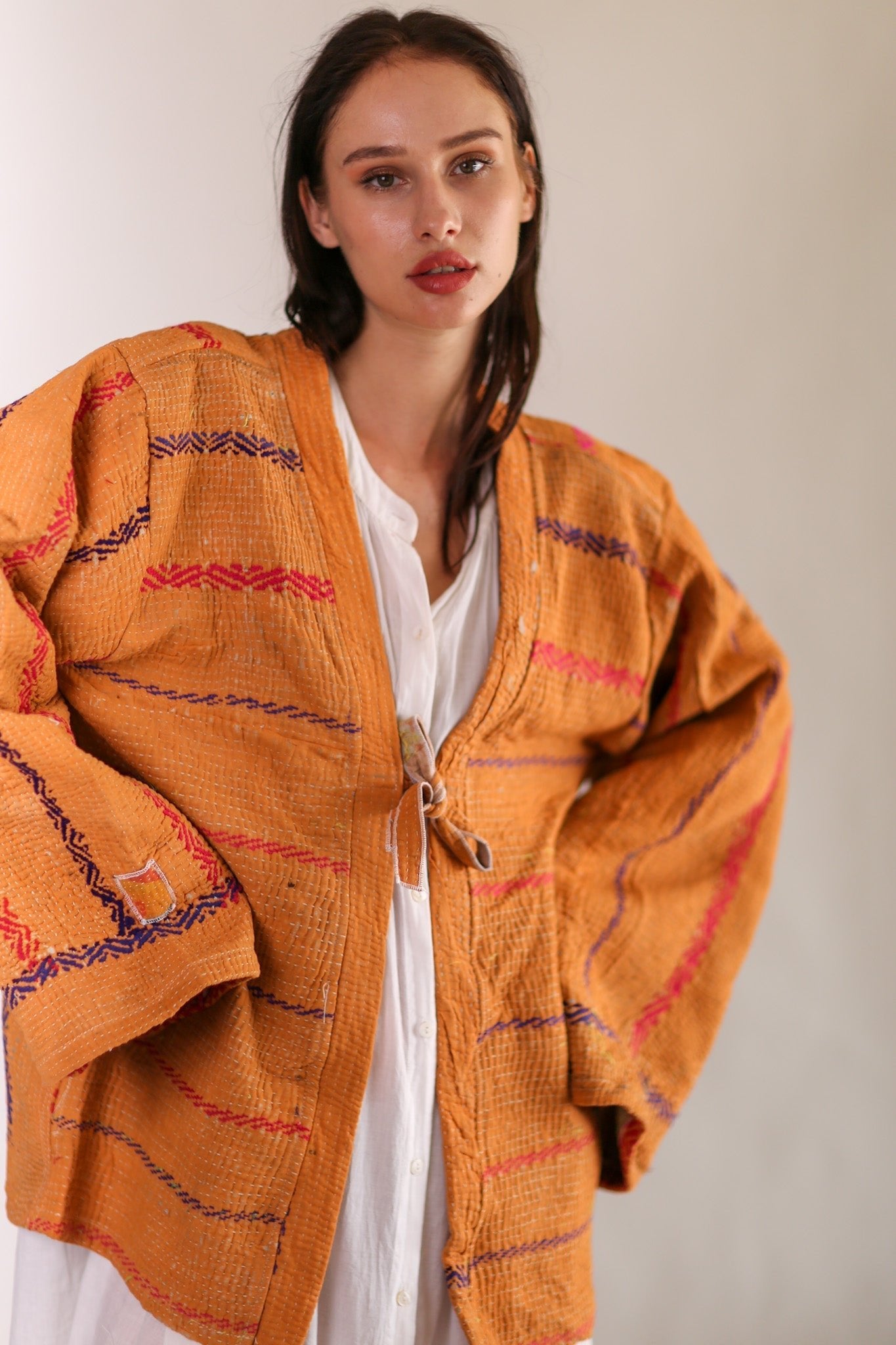 KANTHA QUILT KIMONO ODISU - MOMO STUDIO BERLIN - Berlin Concept Store - sustainable & ethical fashion