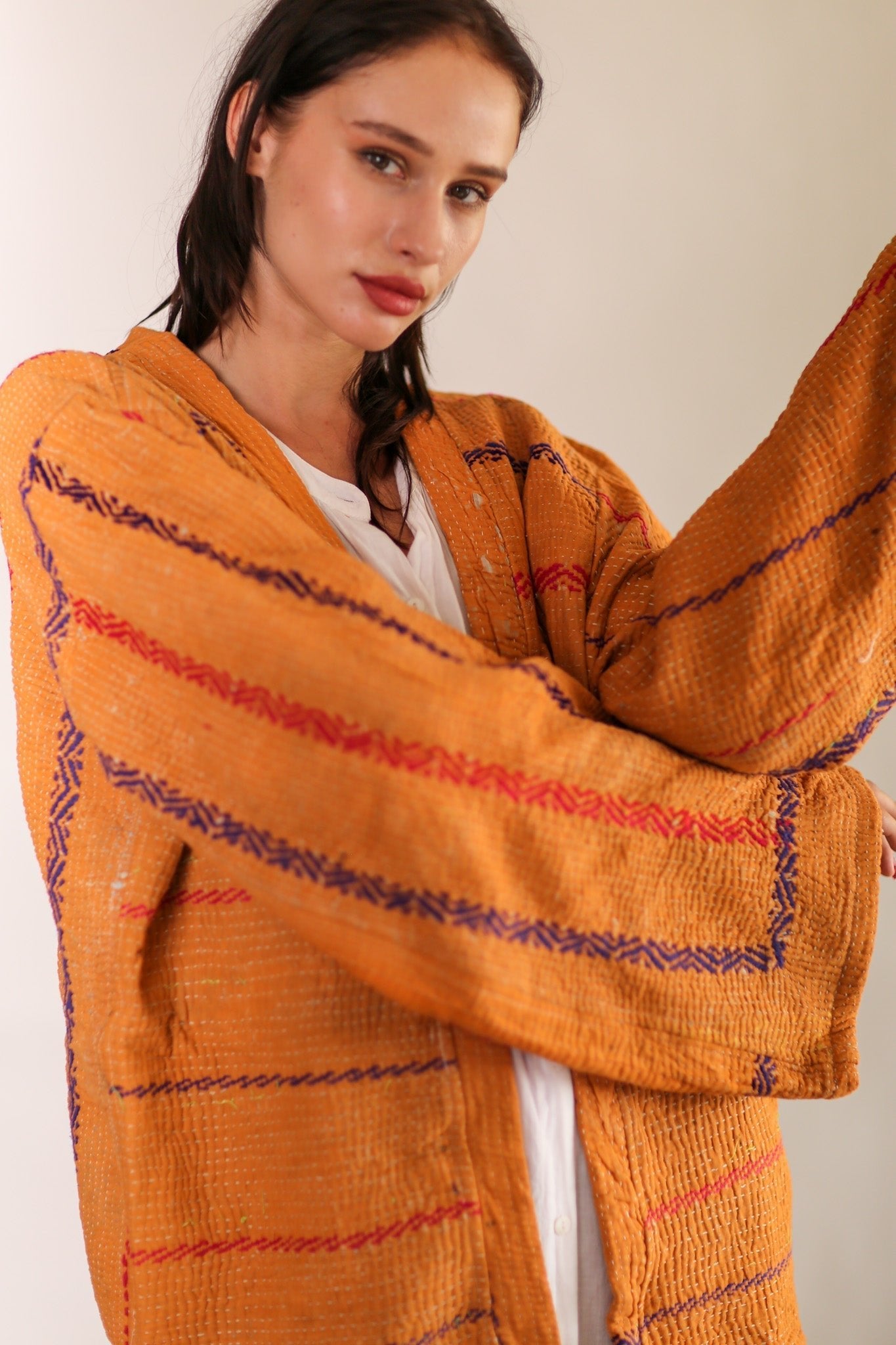 KANTHA QUILT KIMONO ODISU - MOMO STUDIO BERLIN - Berlin Concept Store - sustainable & ethical fashion