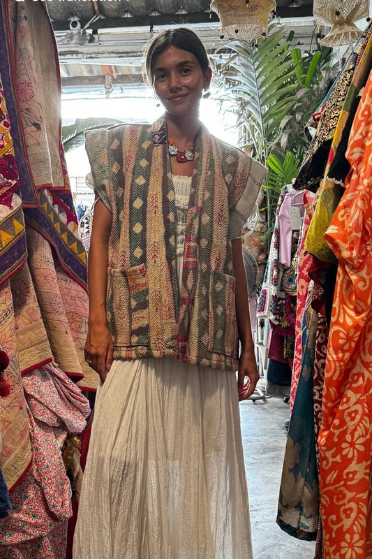 KANTHA QUILT VEST AMIRA - MOMO STUDIO BERLIN - Berlin Concept Store - sustainable & ethical fashion