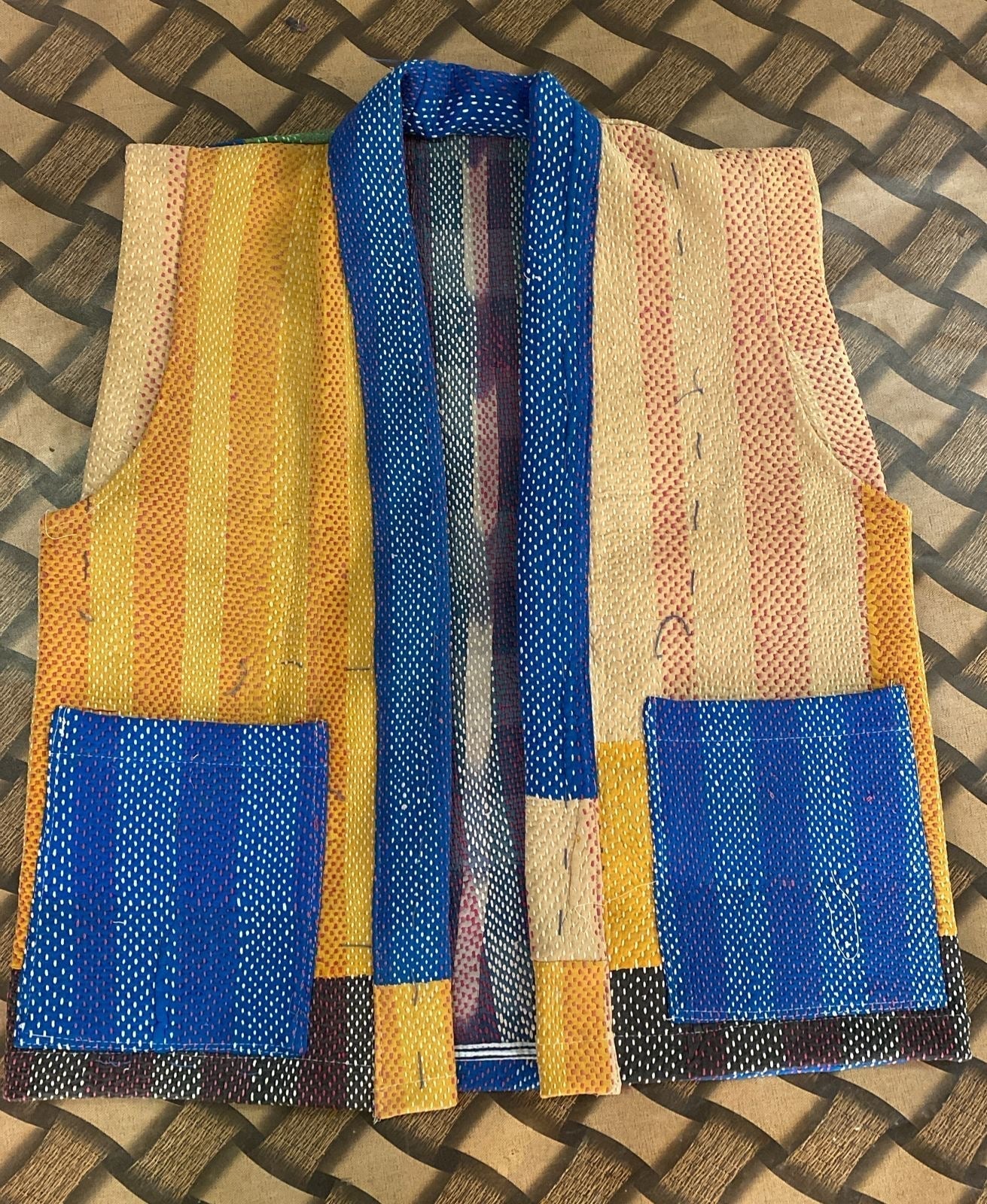 KANTHA QUILT VEST AMIRA - MOMO STUDIO BERLIN - Berlin Concept Store - sustainable & ethical fashion