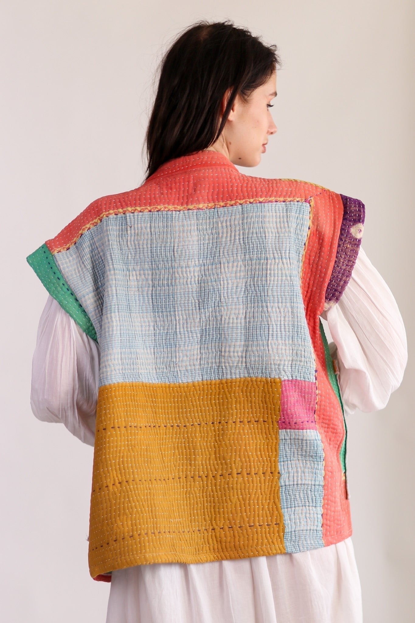 KANTHA QUILT VEST HENISSA - MOMO STUDIO BERLIN - Berlin Concept Store - sustainable & ethical fashion