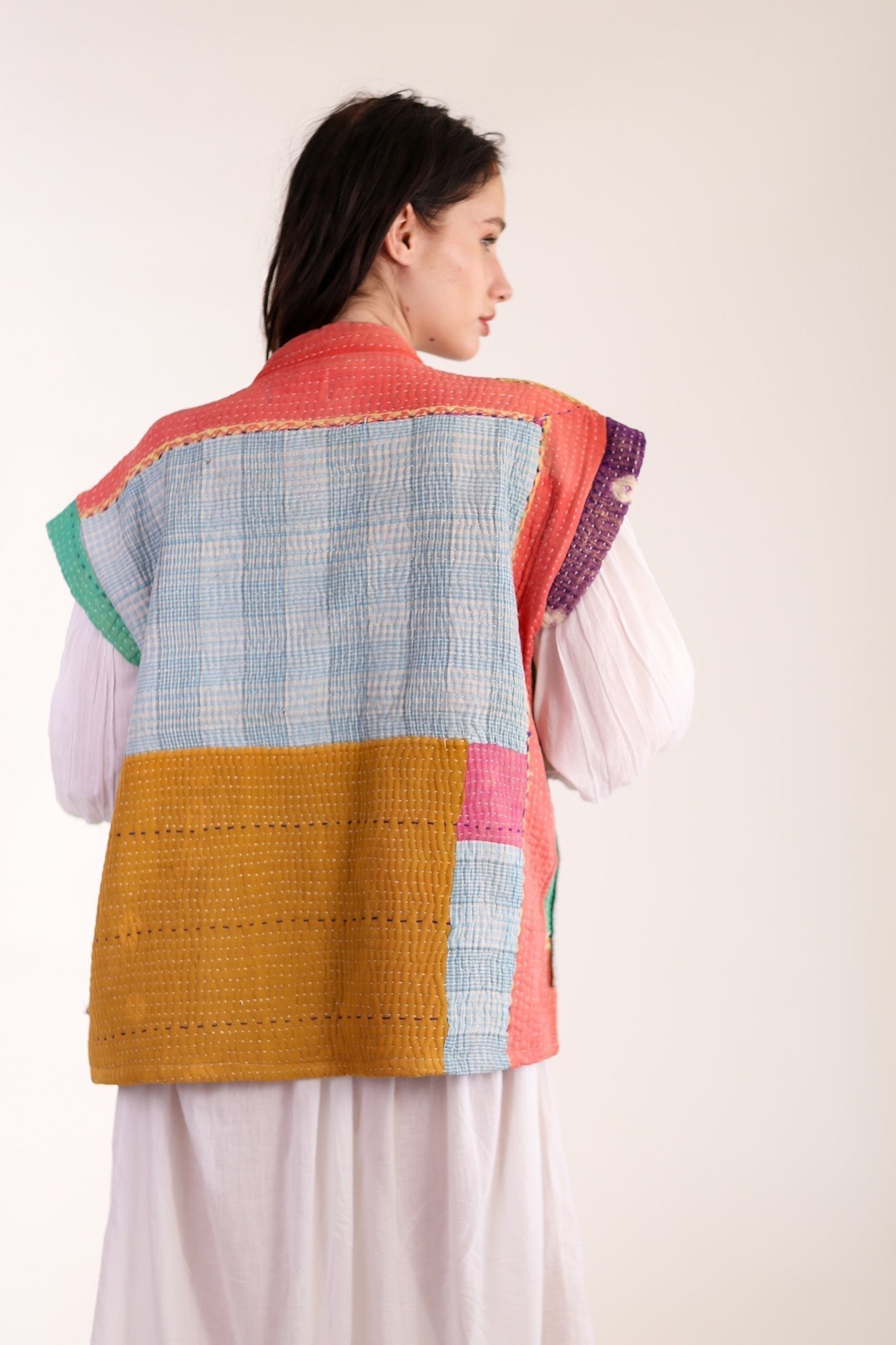 KANTHA QUILT VEST HENISSA - MOMO STUDIO BERLIN - Berlin Concept Store - sustainable & ethical fashion