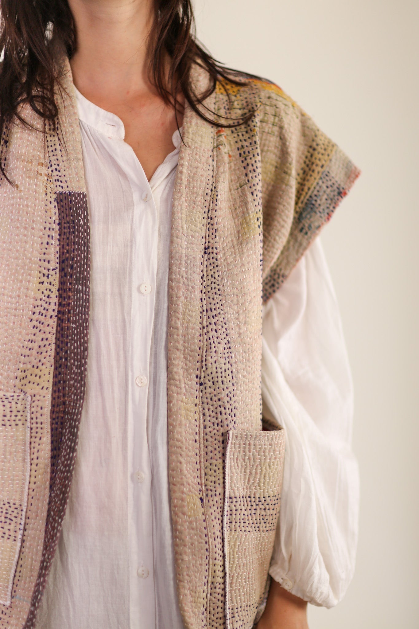 KANTHA QUILT VEST LIOU - MOMO STUDIO BERLIN - Berlin Concept Store - sustainable & ethical fashion