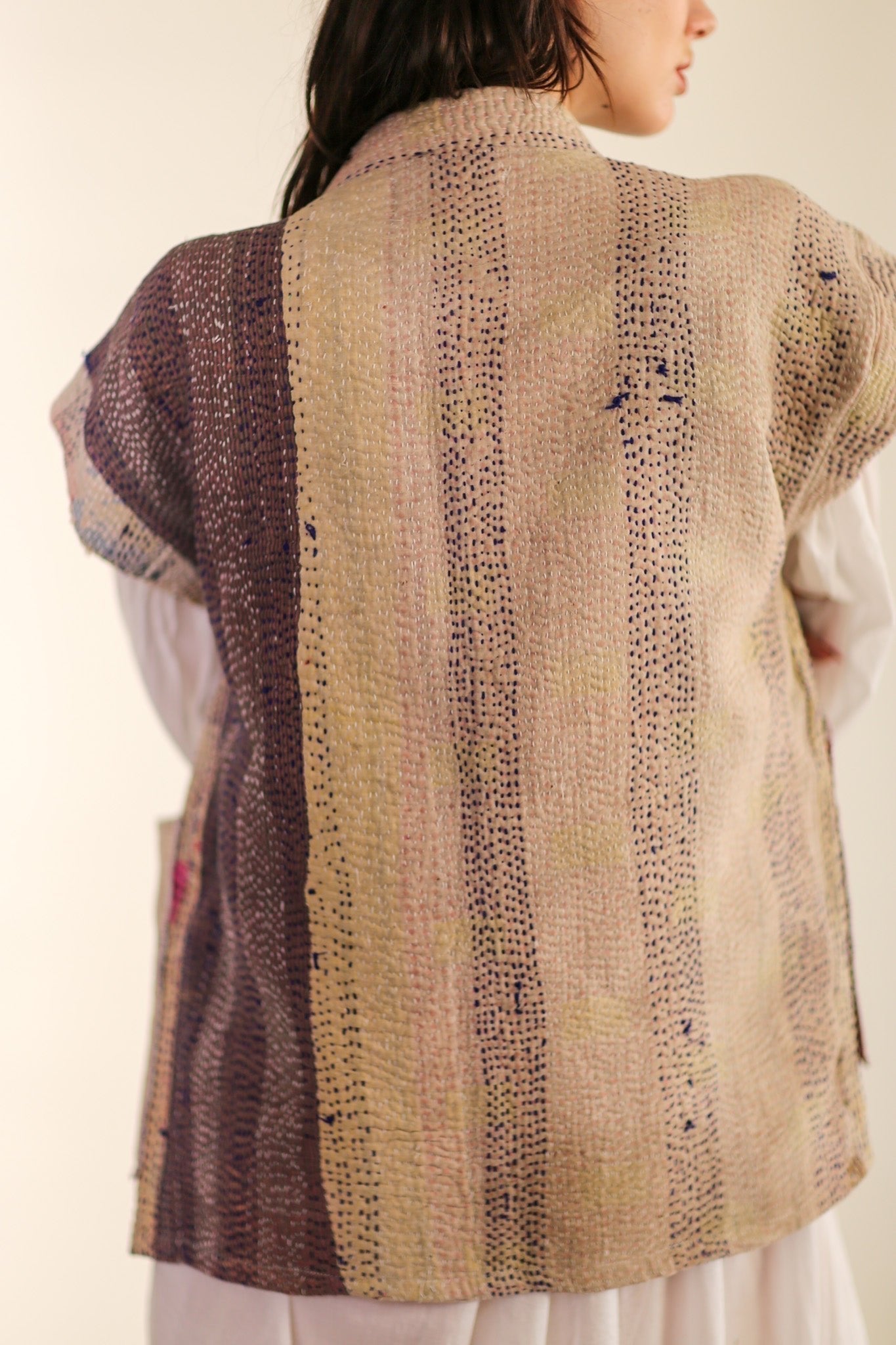 KANTHA QUILT VEST LIOU - MOMO STUDIO BERLIN - Berlin Concept Store - sustainable & ethical fashion