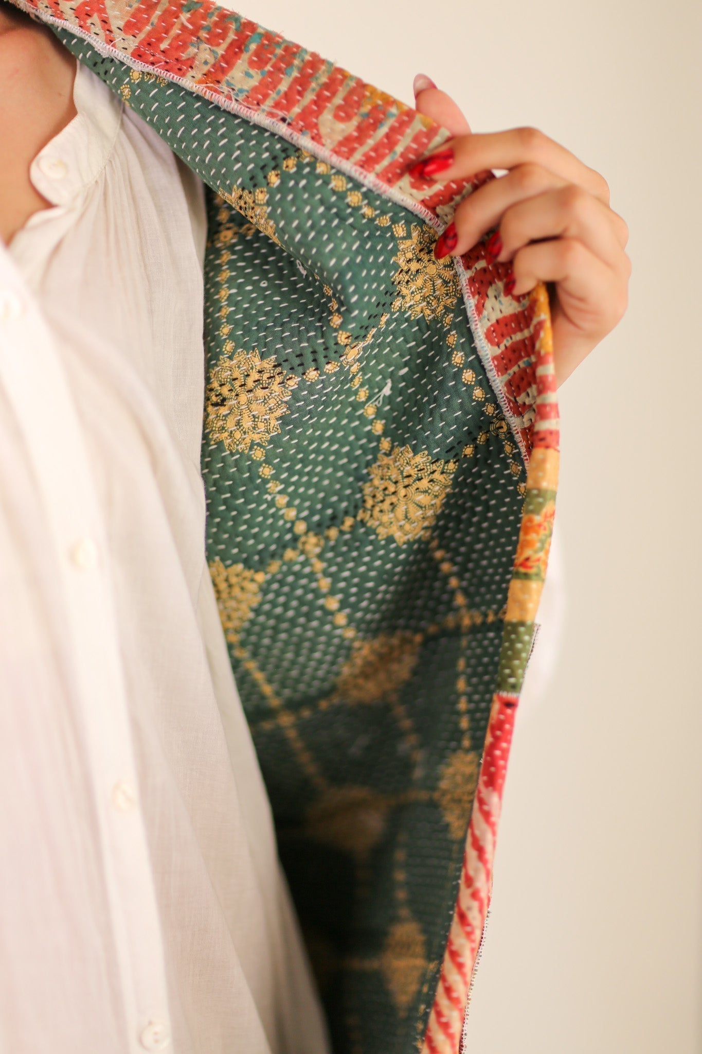 KANTHA QUILT VEST RUISA - MOMO STUDIO BERLIN - Berlin Concept Store - sustainable & ethical fashion