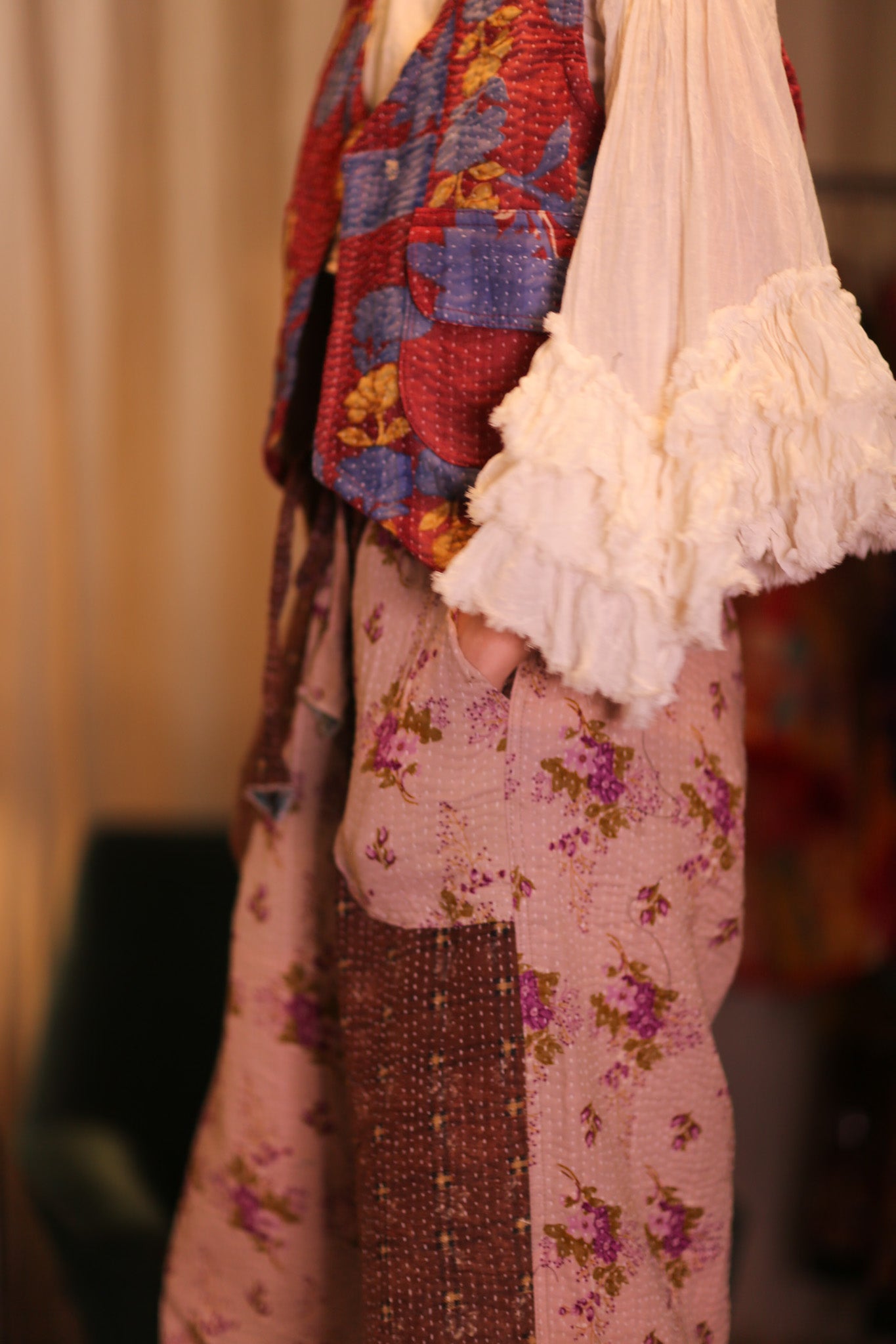 KANTHA TROUSERS LENA GUSTIN - MOMO STUDIO BERLIN - Berlin Concept Store - sustainable & ethical fashion