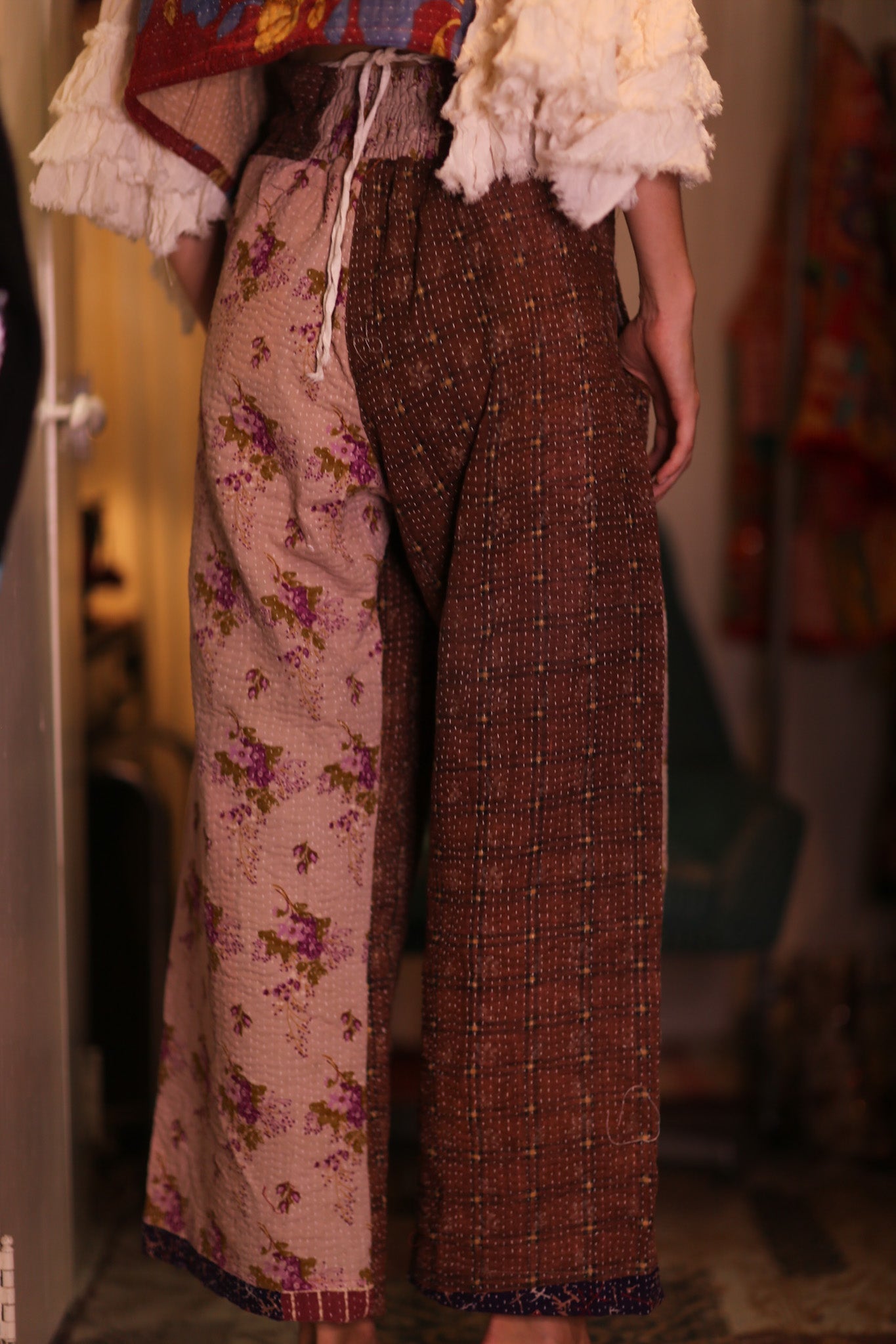 KANTHA TROUSERS LENA GUSTIN - MOMO STUDIO BERLIN - Berlin Concept Store - sustainable & ethical fashion