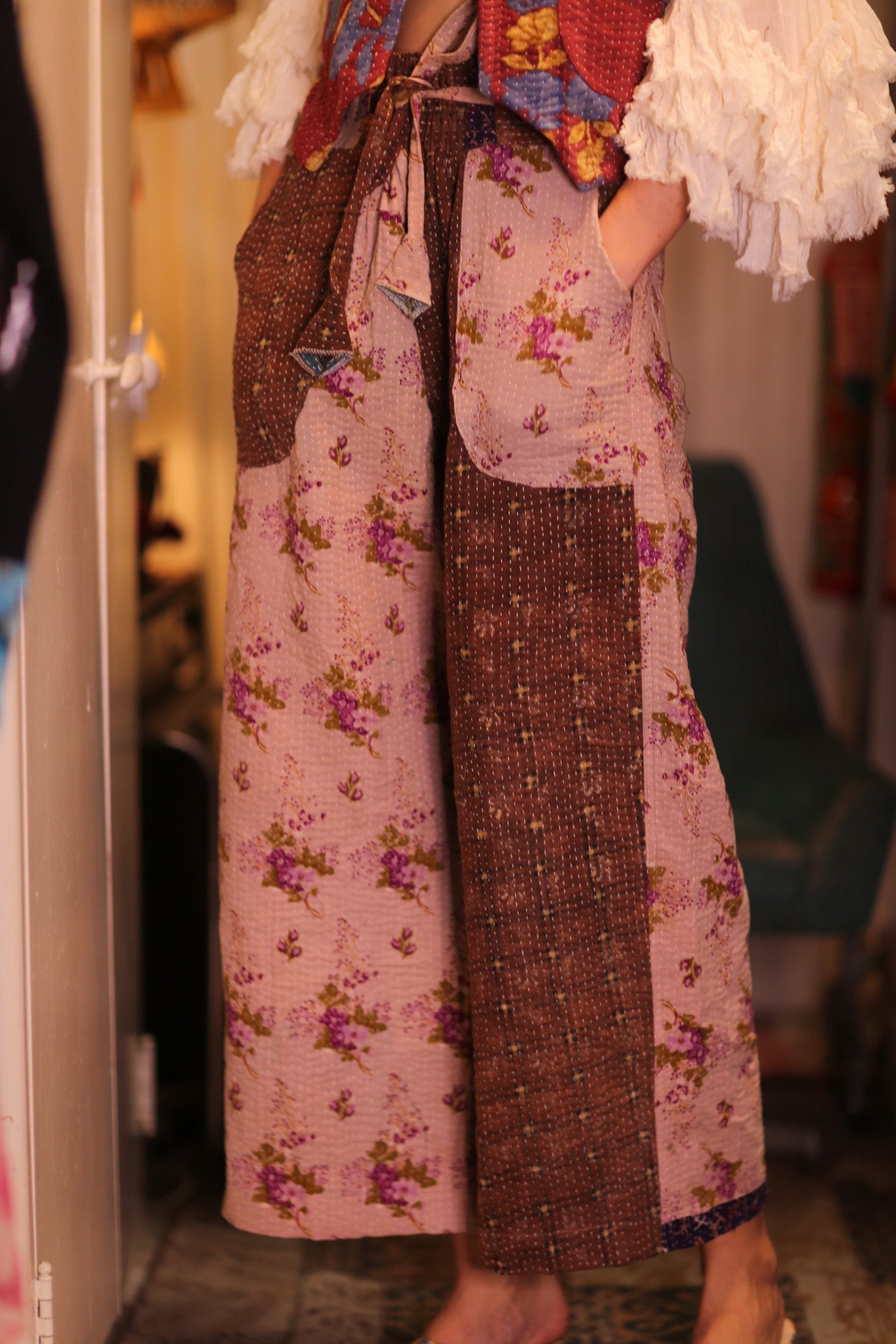 KANTHA TROUSERS LENA GUSTIN - MOMO STUDIO BERLIN - Berlin Concept Store - sustainable & ethical fashion