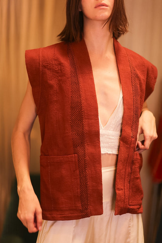 KANTHA VEST HUASCA - MOMO STUDIO BERLIN - Berlin Concept Store - sustainable & ethical fashion
