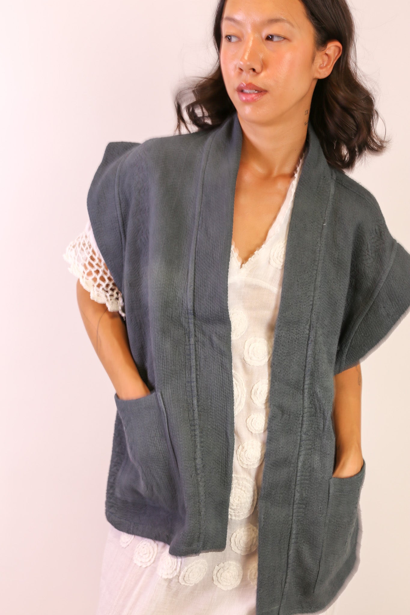 KANTHA VEST JACKET ELLE - MOMO STUDIO BERLIN - Berlin Concept Store - sustainable & ethical fashion