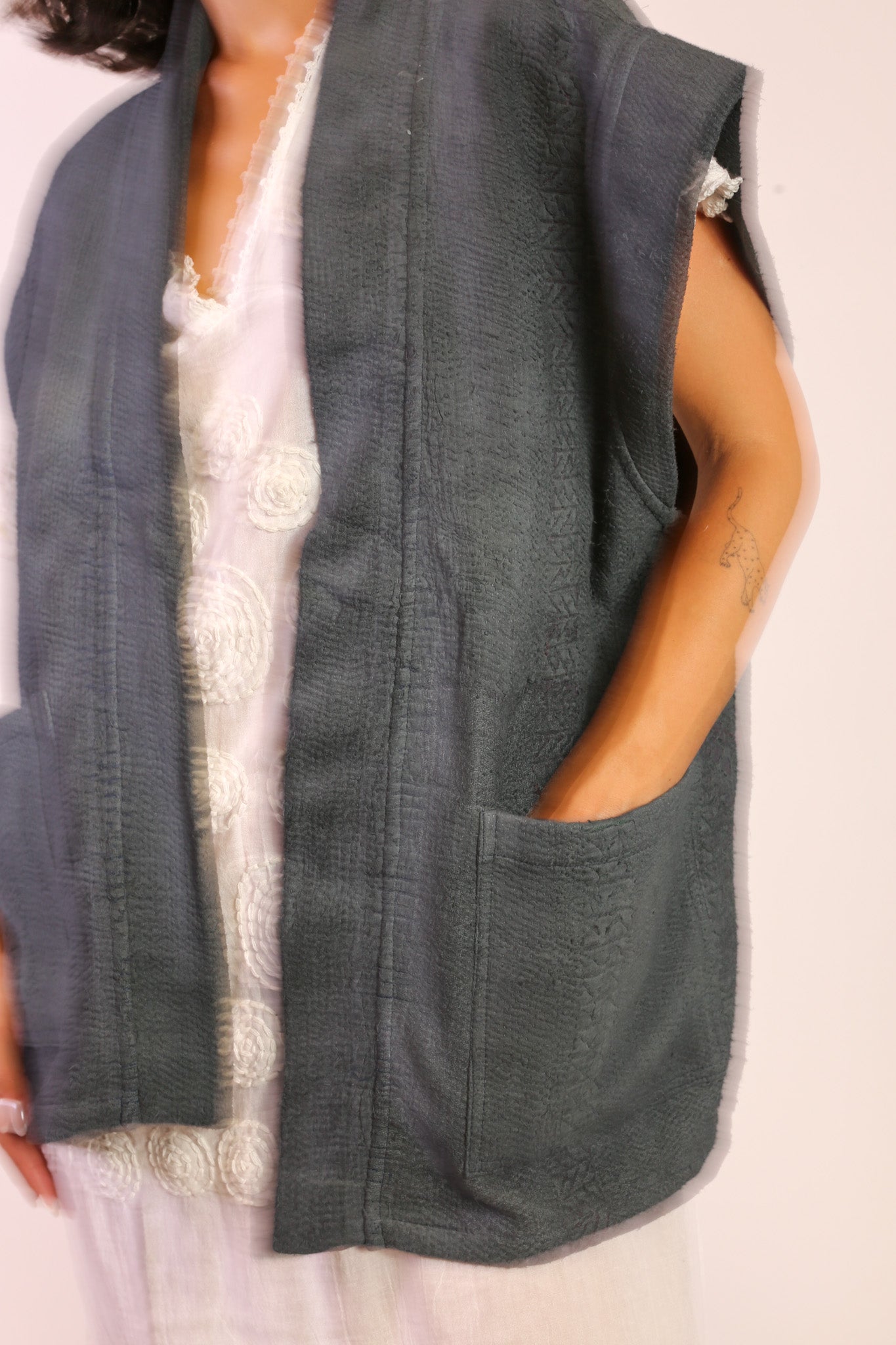 KANTHA VEST JACKET ELLE - MOMO STUDIO BERLIN - Berlin Concept Store - sustainable & ethical fashion