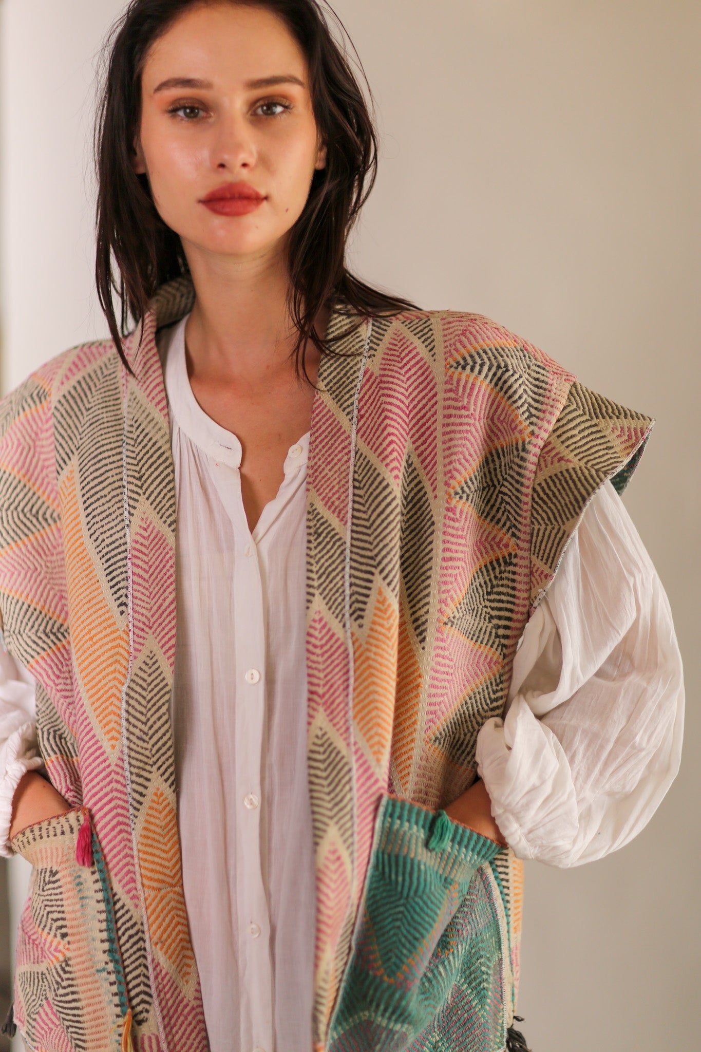 KANTHA VEST KIMII - MOMO STUDIO BERLIN - Berlin Concept Store - sustainable & ethical fashion