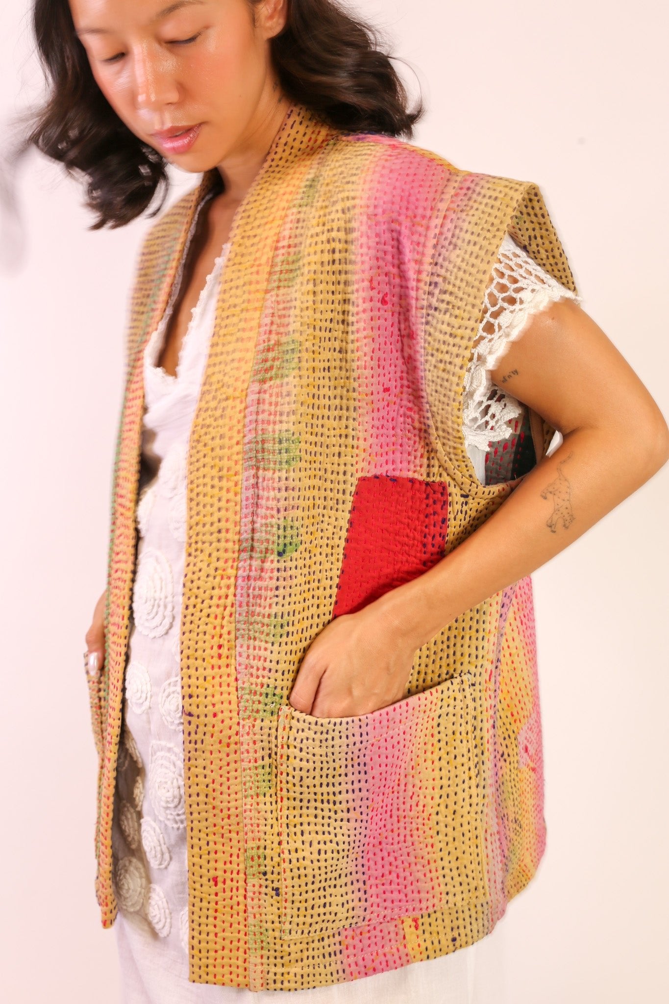 KANTHA VEST LIRAZU - MOMO STUDIO BERLIN - Berlin Concept Store - sustainable & ethical fashion