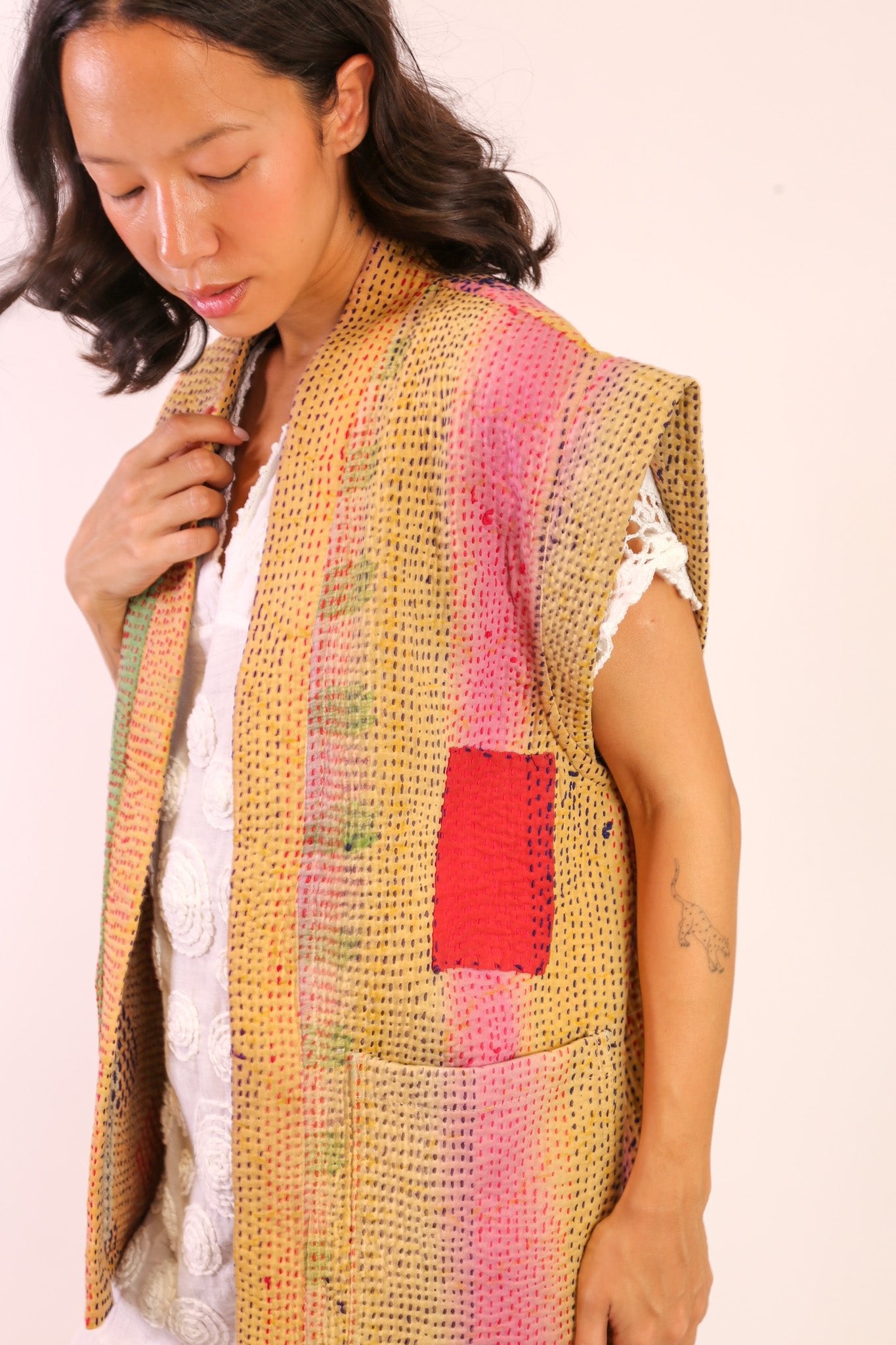 KANTHA VEST LIRAZU - MOMO STUDIO BERLIN - Berlin Concept Store - sustainable & ethical fashion