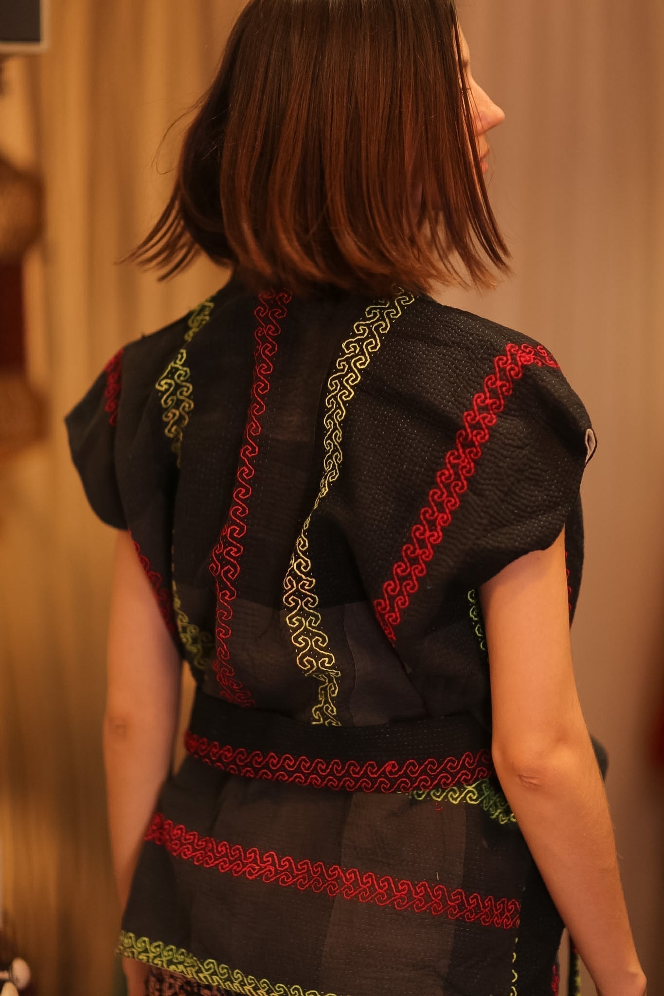 KANTHA VEST WITH BELT MALA - MOMO STUDIO BERLIN - Berlin Concept Store - sustainable & ethical fashion