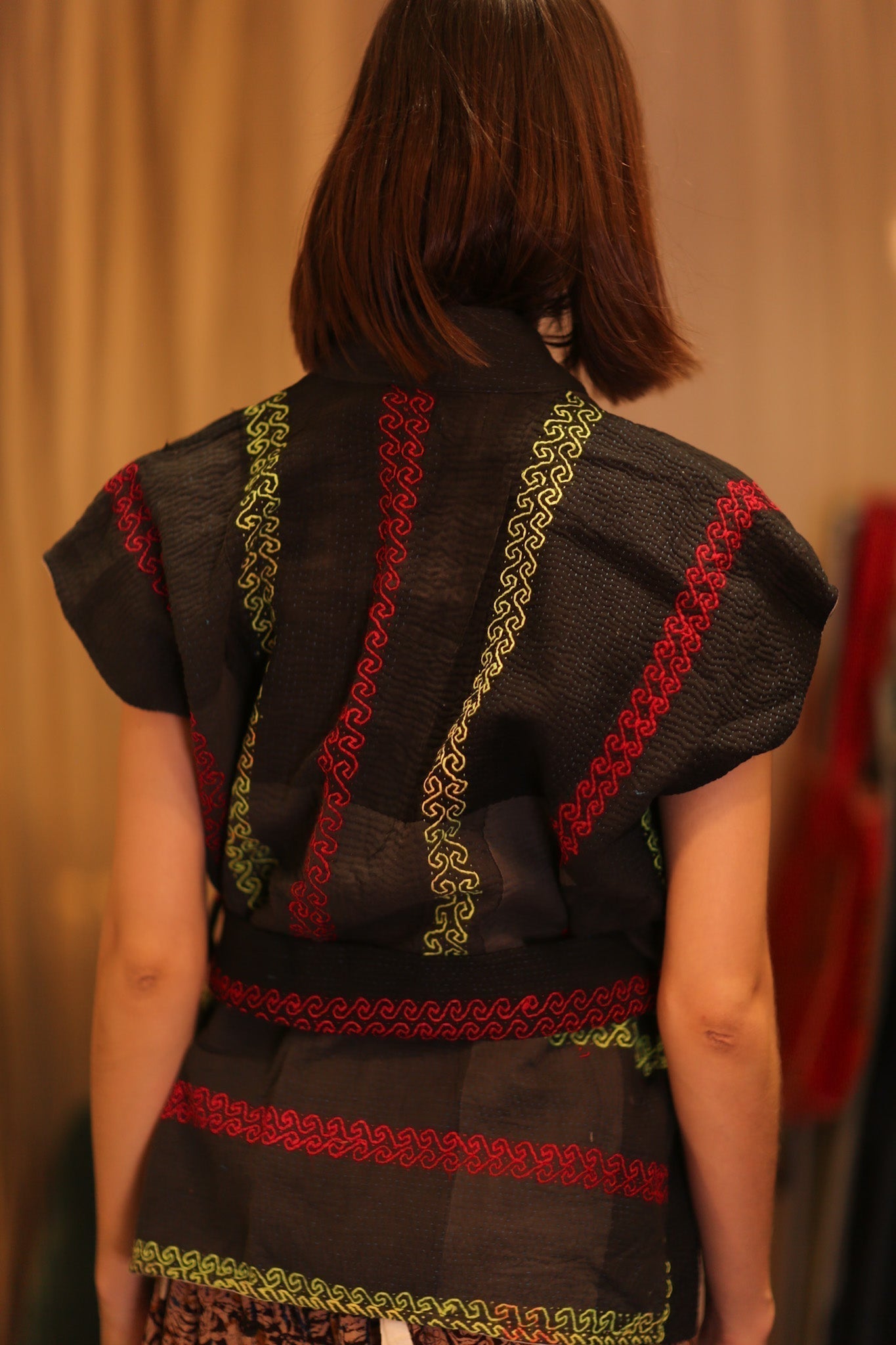 KANTHA VEST WITH BELT MALA - MOMO STUDIO BERLIN - Berlin Concept Store - sustainable & ethical fashion
