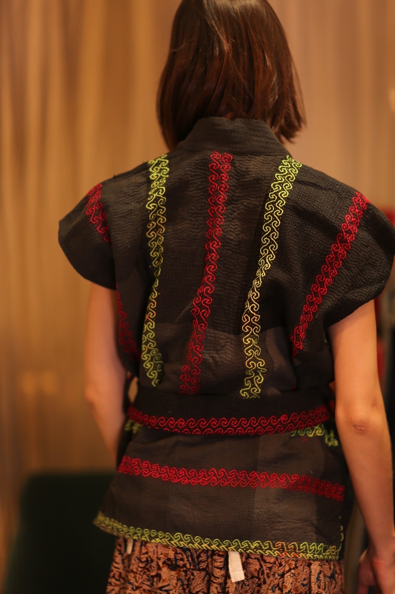 KANTHA VEST WITH BELT MALA - MOMO STUDIO BERLIN - Berlin Concept Store - sustainable & ethical fashion