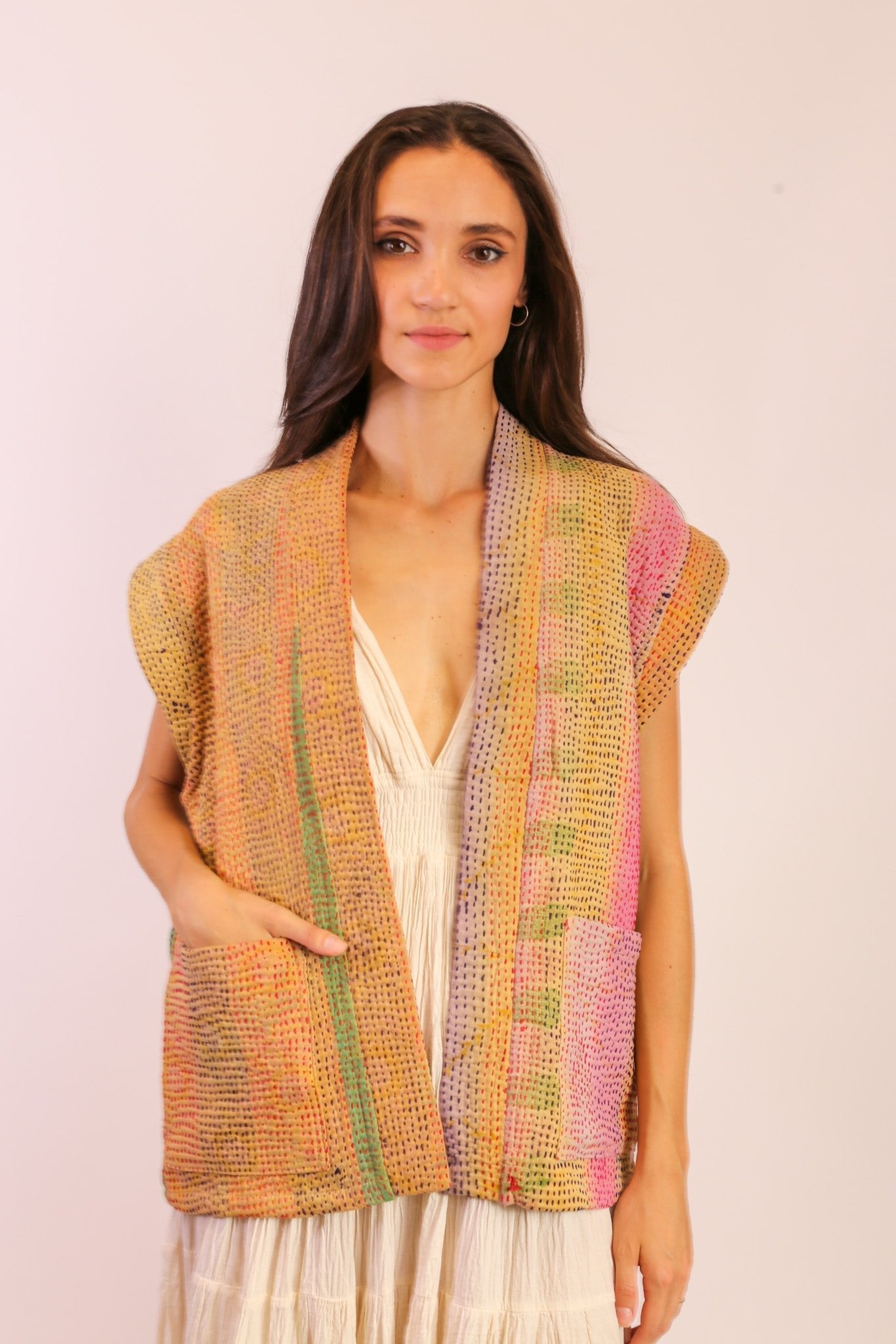 KANTHA VEST YAVAS - MOMO STUDIO BERLIN - Berlin Concept Store - sustainable & ethical fashion