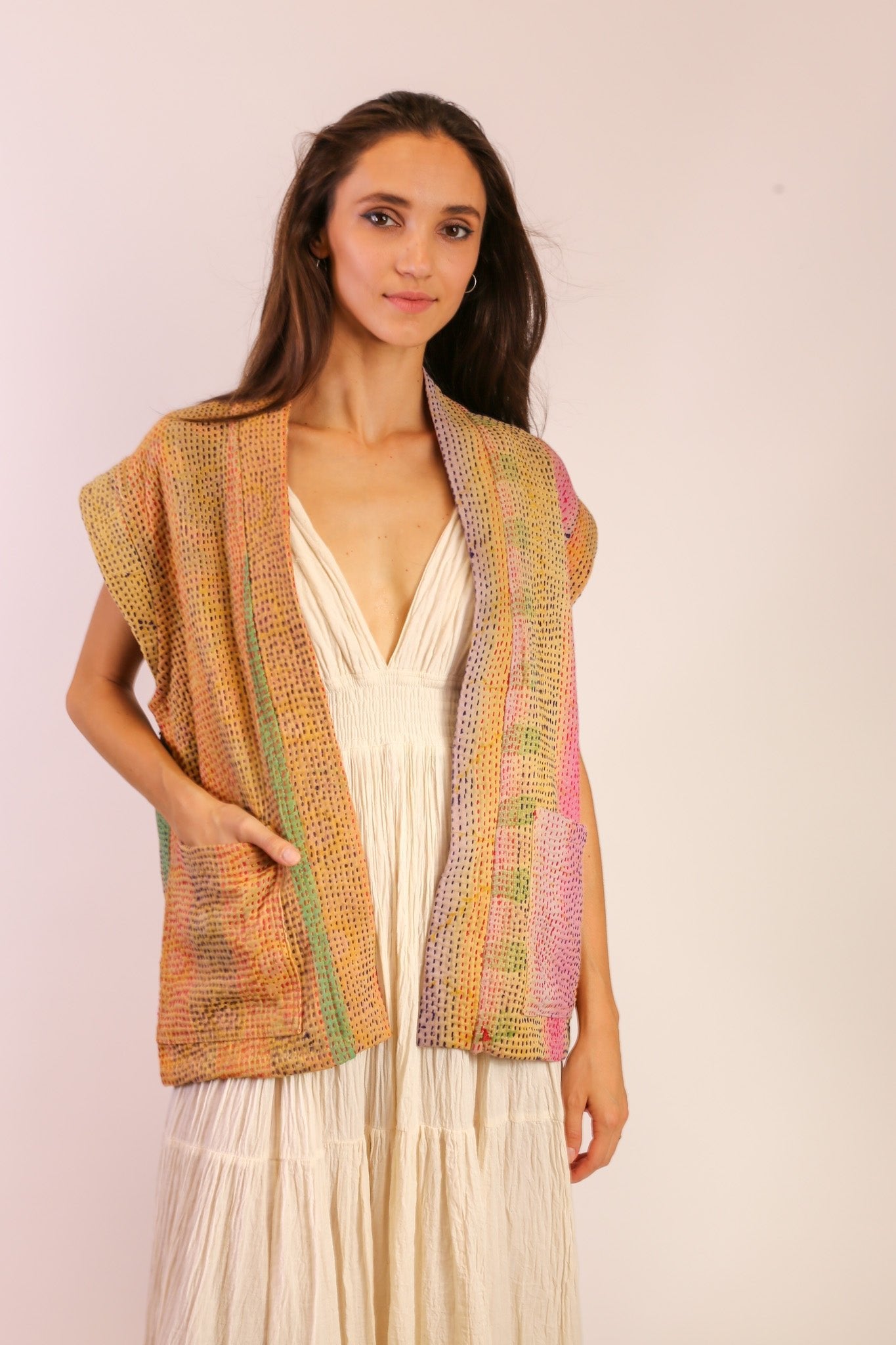 KANTHA VEST YAVAS - MOMO STUDIO BERLIN - Berlin Concept Store - sustainable & ethical fashion