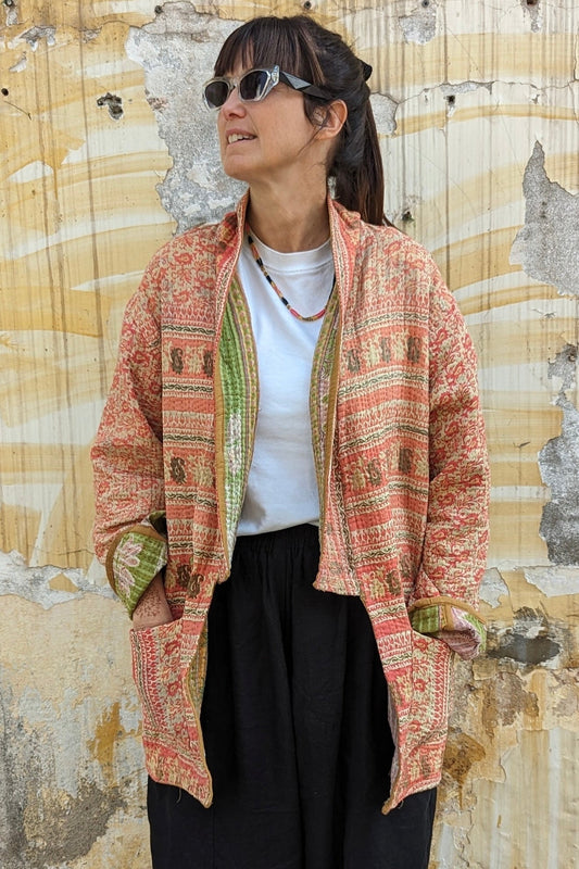 KIMONO JACKET KANTHA QUILT SASSA - MOMO STUDIO BERLIN - Berlin Concept Store - sustainable & ethical fashion