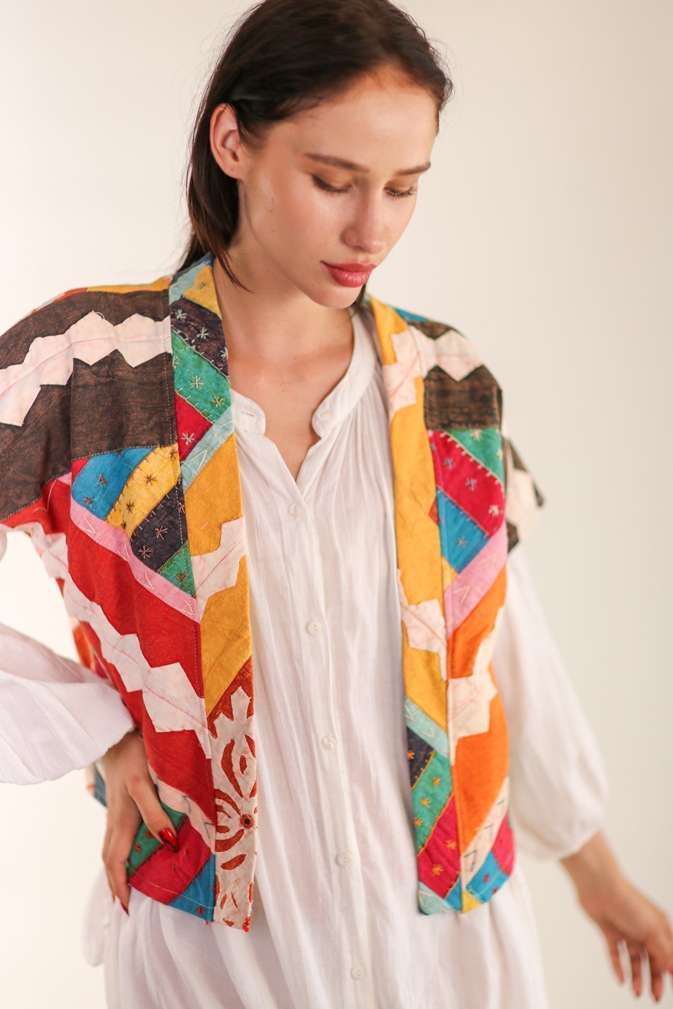 KIMONO VEST KREATREES - MOMO STUDIO BERLIN - Berlin Concept Store - sustainable & ethical fashion