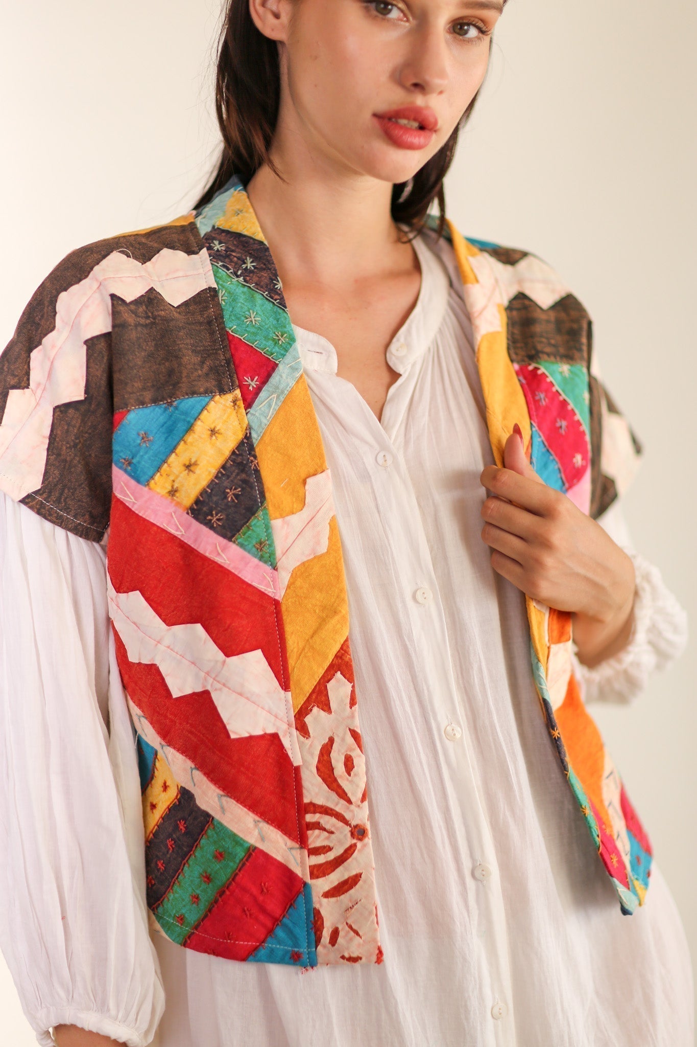 KIMONO VEST KREATREES - MOMO STUDIO BERLIN - Berlin Concept Store - sustainable & ethical fashion