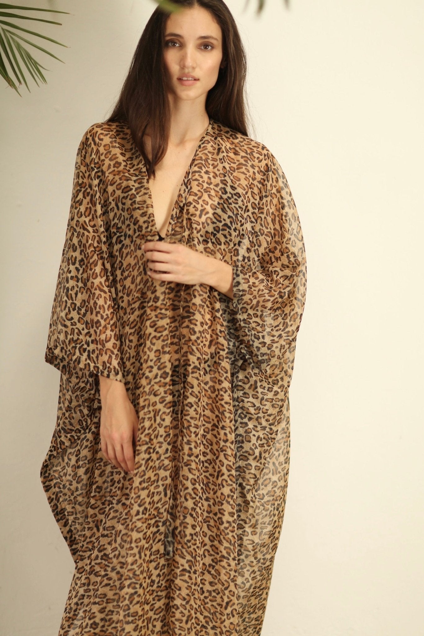 KRATOS CHEETAH LEOPARD PRINT KIMONO - MOMO STUDIO BERLIN - Berlin Concept Store - sustainable & ethical fashion