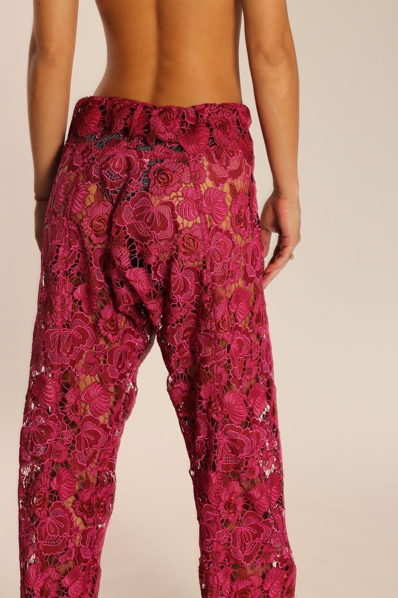 LACE WRAP FISHERMAN PANTS MALIBU - MOMO STUDIO BERLIN - Berlin Concept Store - sustainable & ethical fashion