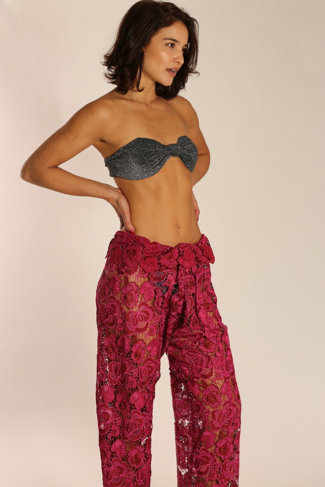 LACE WRAP FISHERMAN PANTS MALIBU - MOMO STUDIO BERLIN - Berlin Concept Store - sustainable & ethical fashion