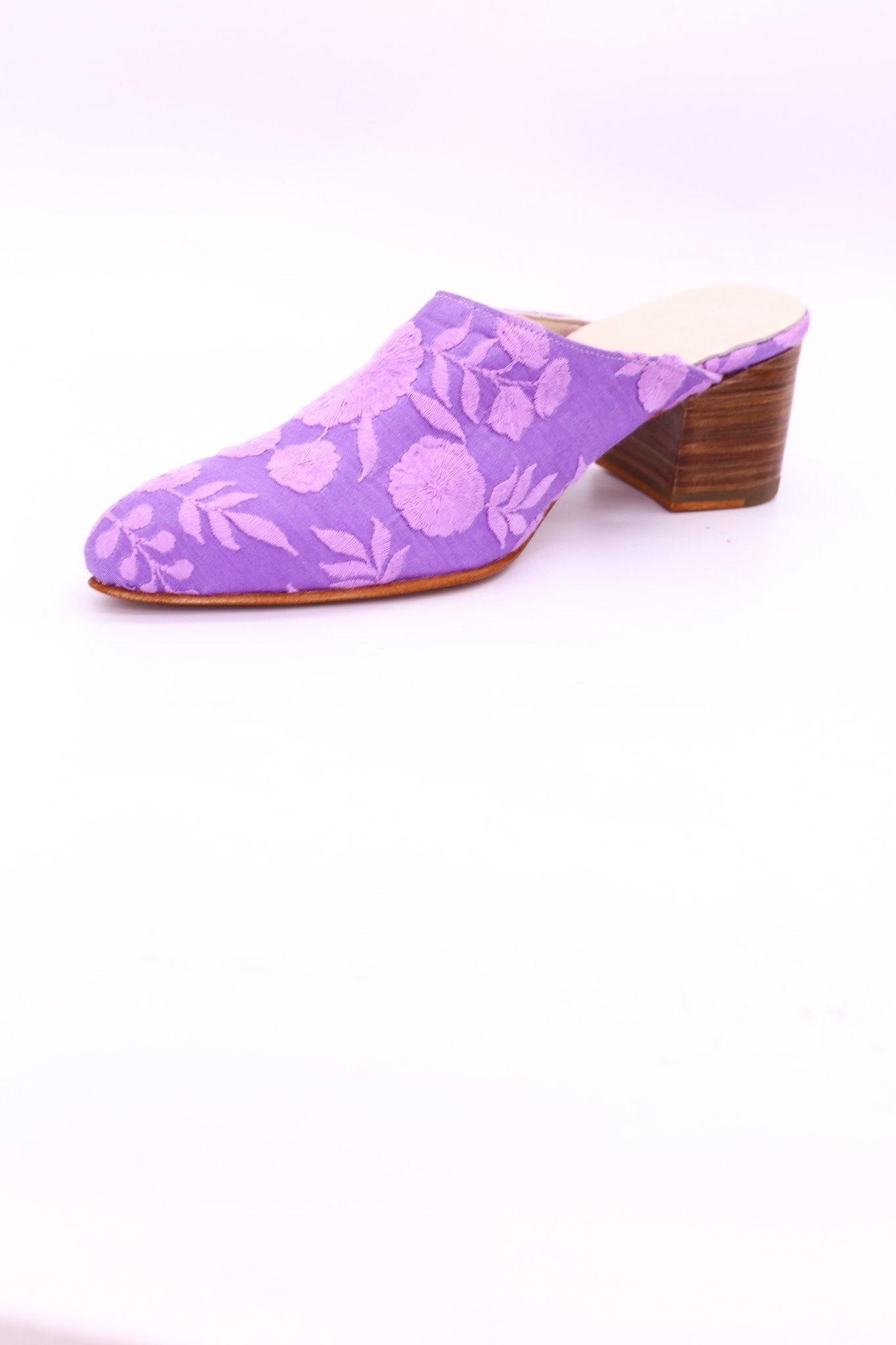 LAVENDER HEELED MULES ELLIE - MOMO STUDIO BERLIN - Berlin Concept Store - sustainable & ethical fashion