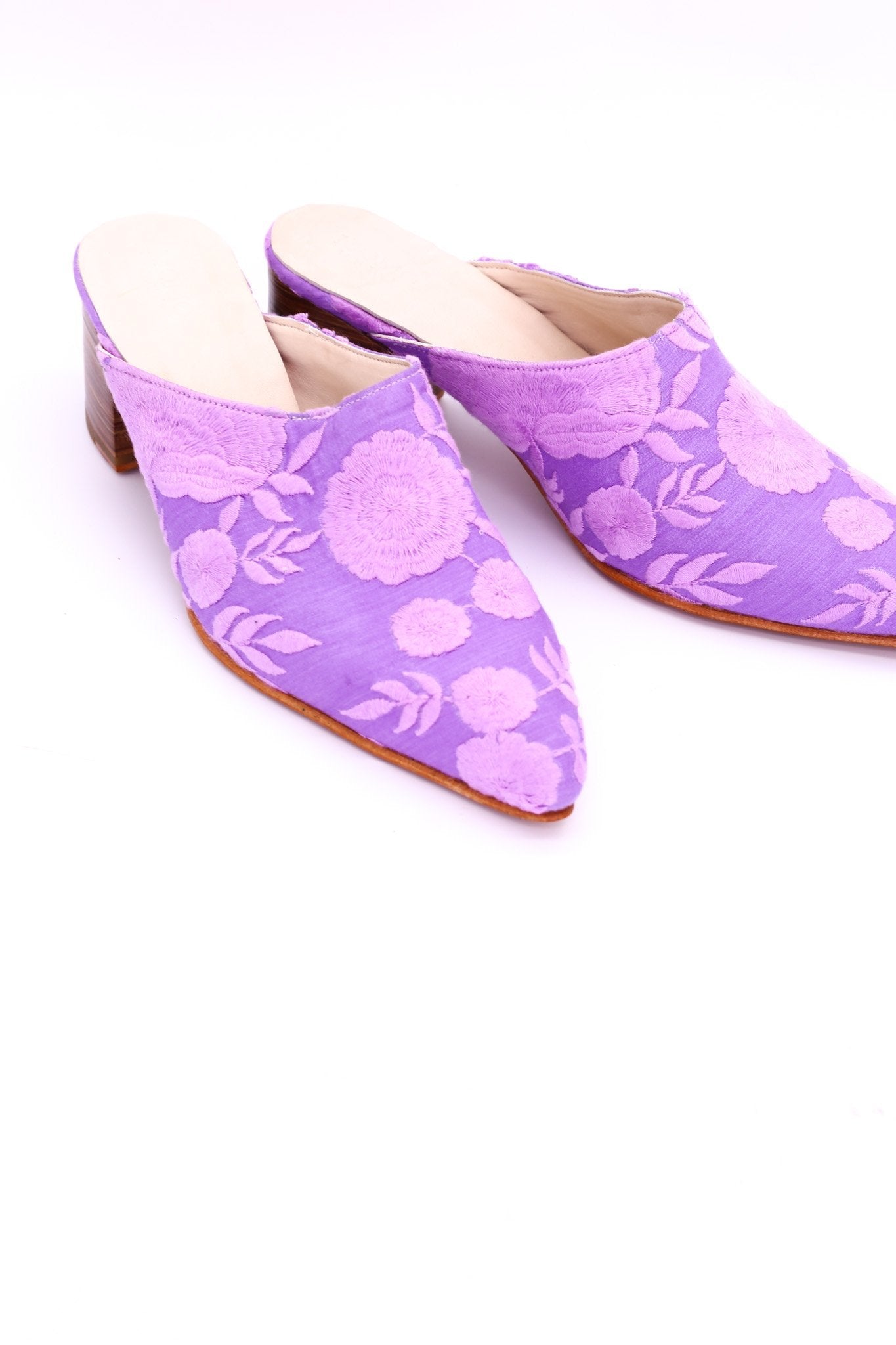 LAVENDER HEELED MULES ELLIE - MOMO STUDIO BERLIN - Berlin Concept Store - sustainable & ethical fashion