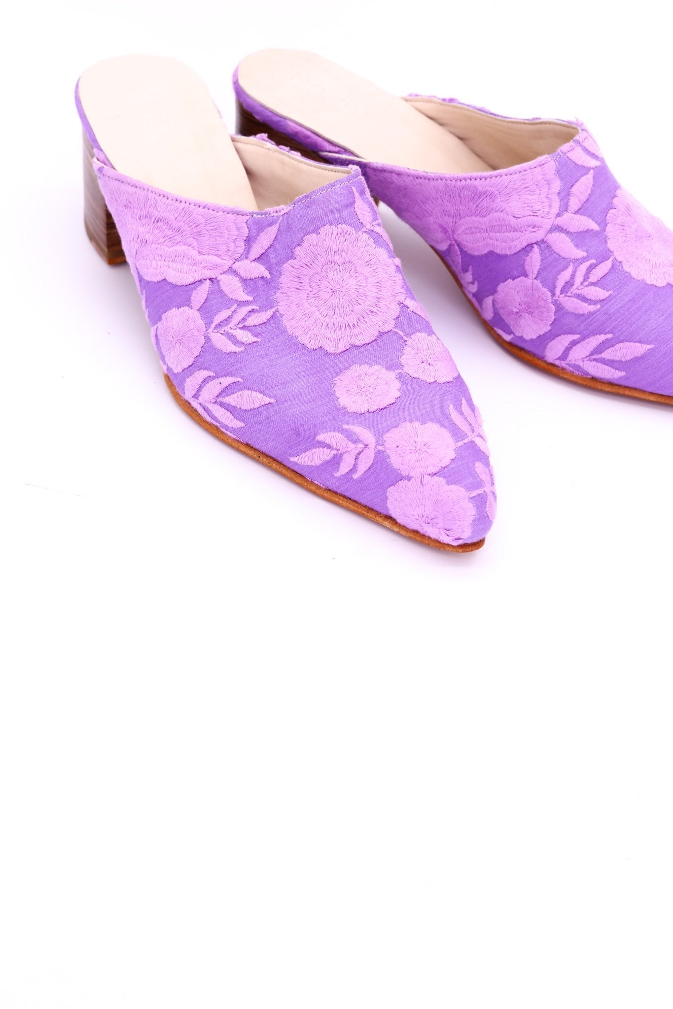 LAVENDER HEELED MULES ELLIE - MOMO STUDIO BERLIN - Berlin Concept Store - sustainable & ethical fashion