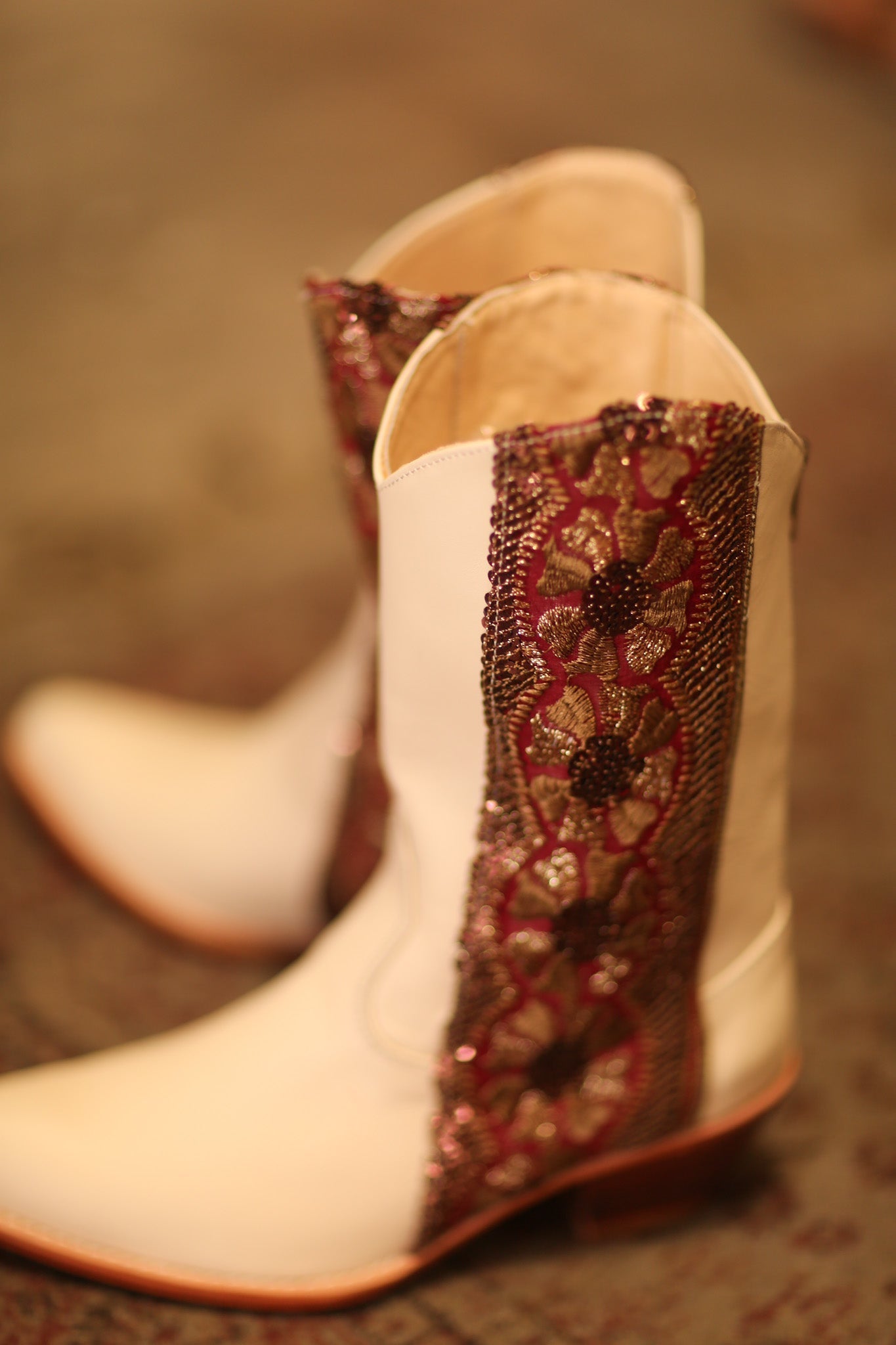 LEATHER BORDER TRIM WESTERN BOOTS LIZOU - MOMO STUDIO BERLIN - Berlin Concept Store - sustainable & ethical fashion