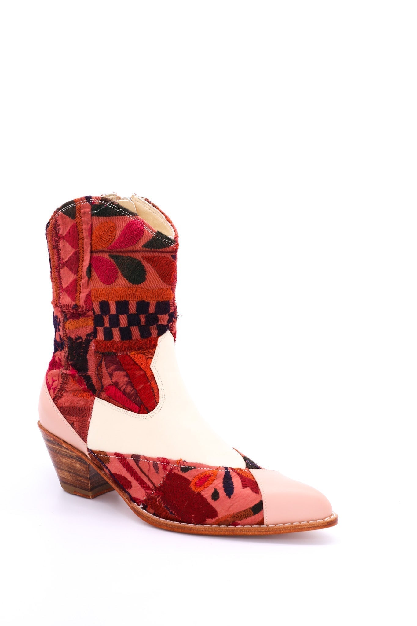 LEATHER PATCHWORK PATCH BOOTS ZAHRA - MOMO STUDIO BERLIN - Berlin Concept Store - sustainable & ethical fashion