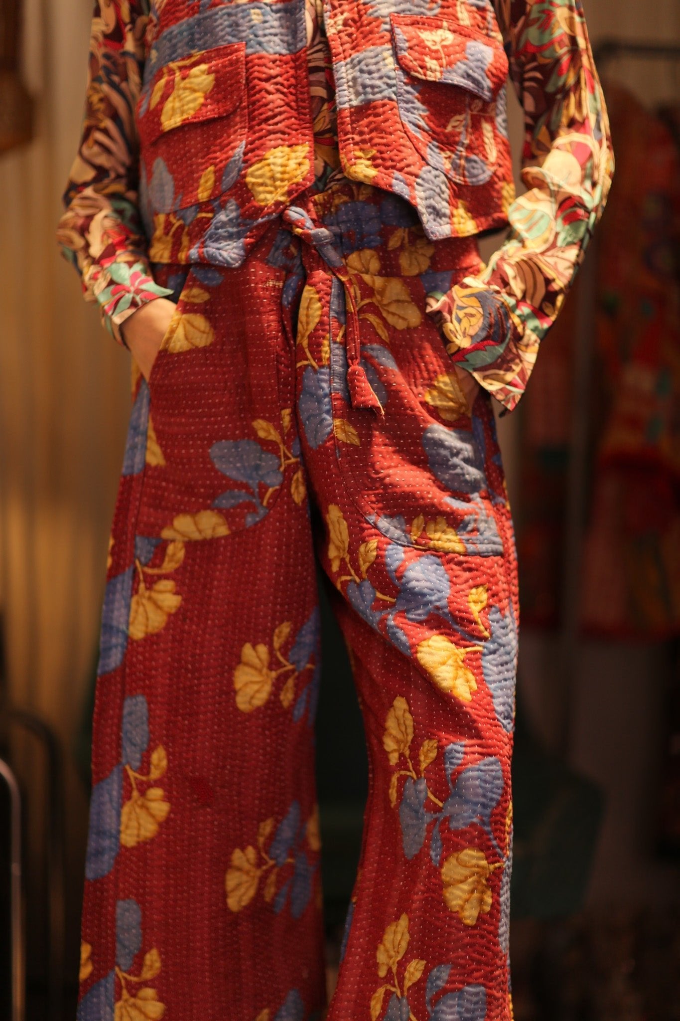 LENA KANTHA TROUSERS BERRIED - MOMO STUDIO BERLIN - Berlin Concept Store - sustainable & ethical fashion