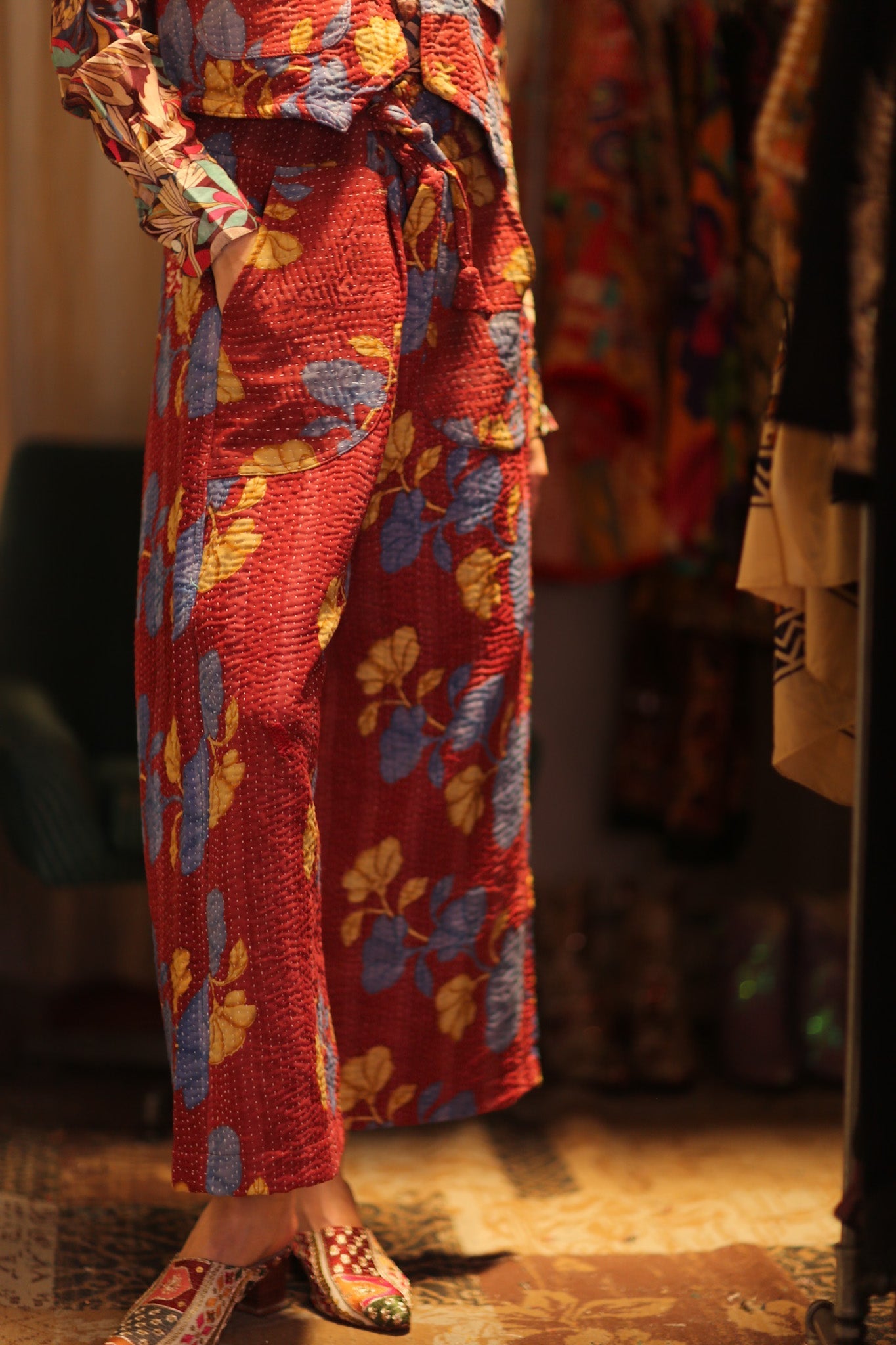 LENA KANTHA TROUSERS BERRIED - MOMO STUDIO BERLIN - Berlin Concept Store - sustainable & ethical fashion