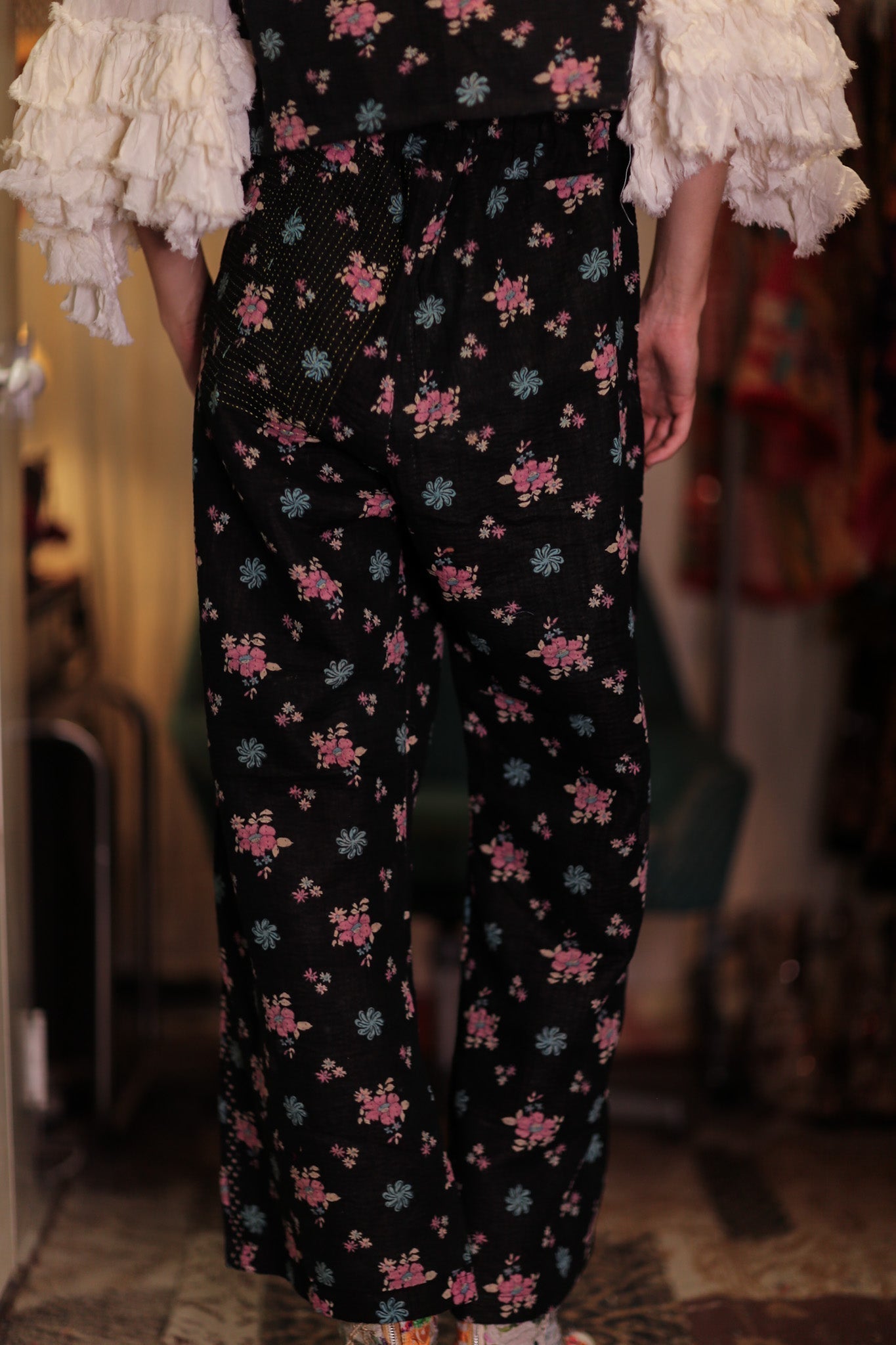 LENA KANTHA TROUSERS MINI BOUQUET - MOMO STUDIO BERLIN - Berlin Concept Store - sustainable & ethical fashion