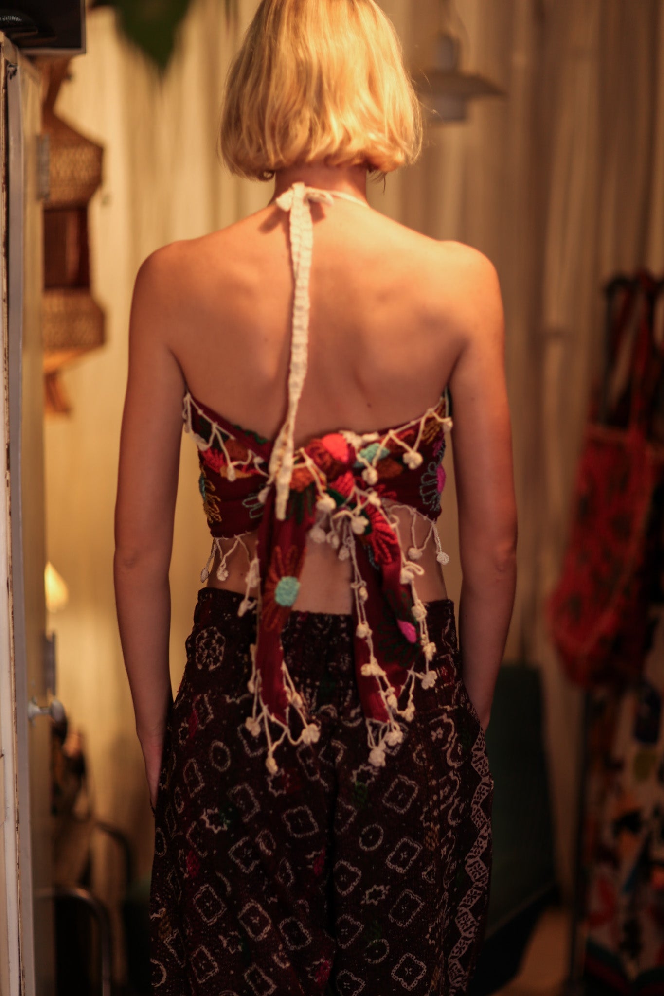 LENA KANTHA TROUSERS RED WINE - MOMO STUDIO BERLIN - Berlin Concept Store - sustainable & ethical fashion