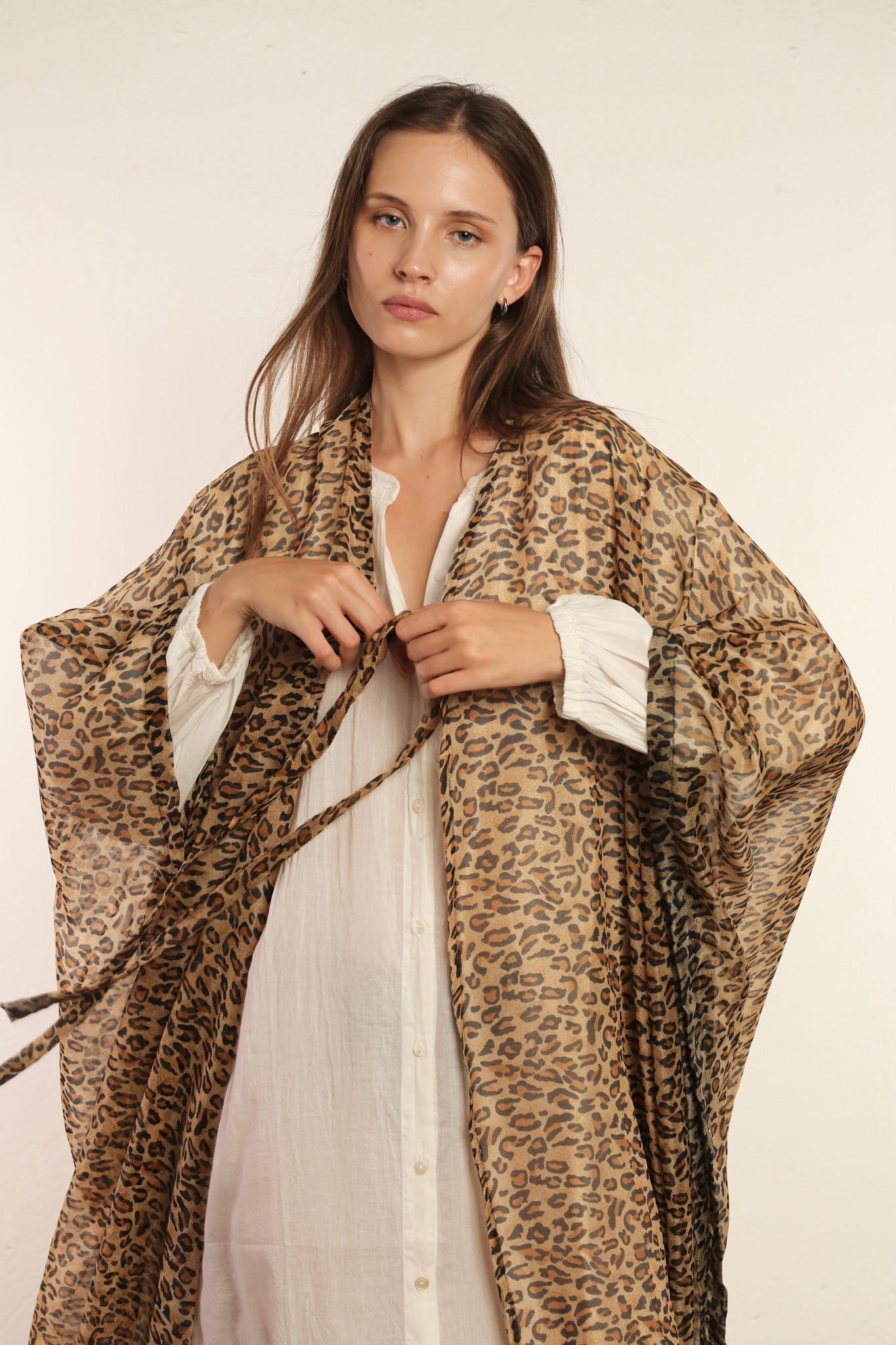 LEOPARD CHEETAH QUEEN ANIMLA PRINT KIMONO - MOMO STUDIO BERLIN - Berlin Concept Store - sustainable & ethical fashion