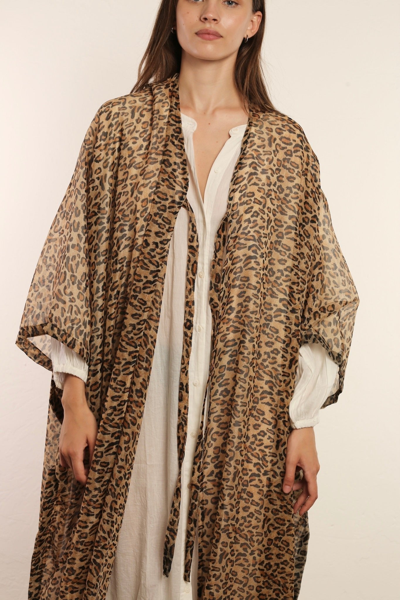 LEOPARD CHEETAH QUEEN ANIMLA PRINT KIMONO - MOMO STUDIO BERLIN - Berlin Concept Store - sustainable & ethical fashion