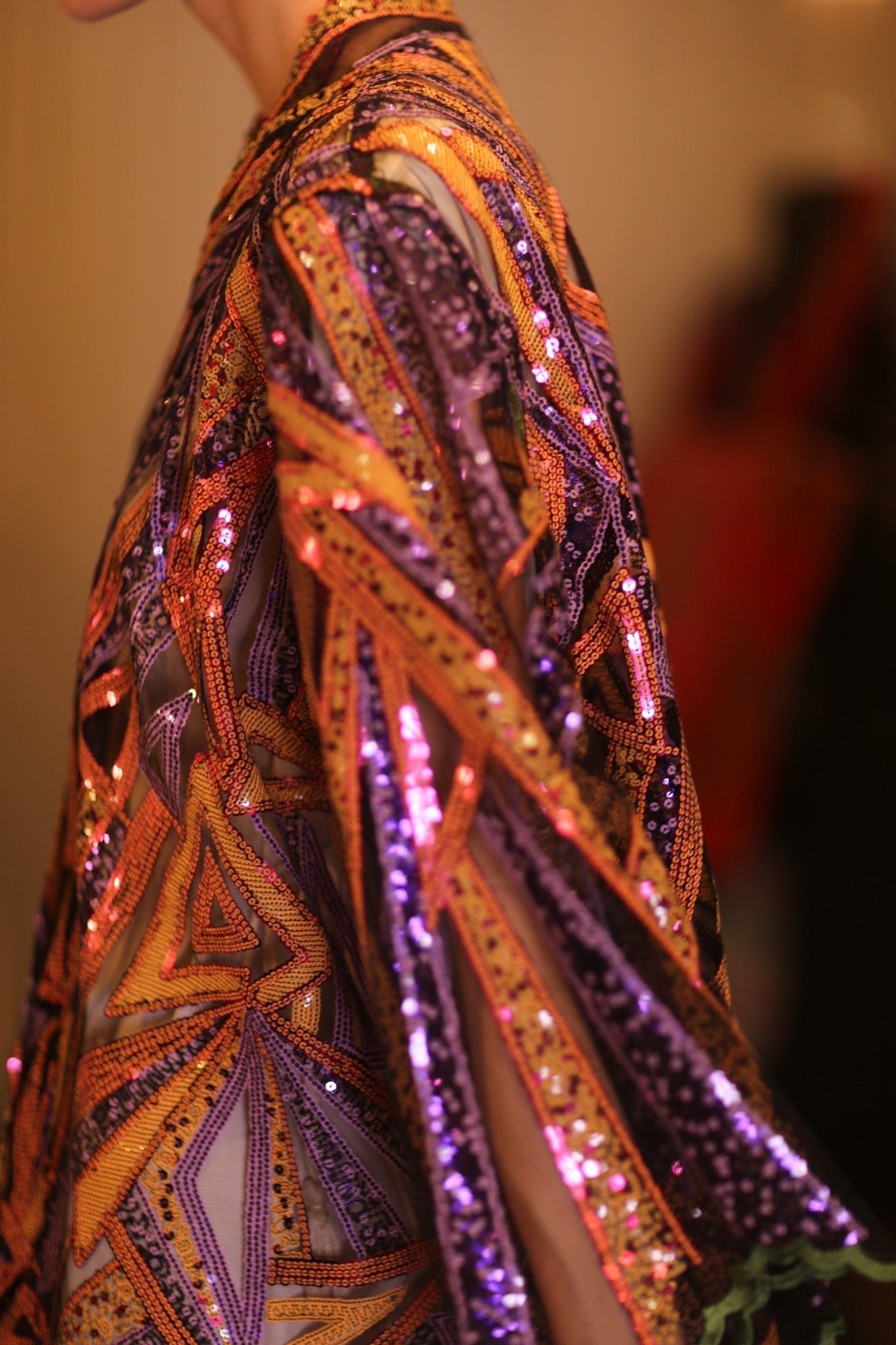 LIGHTNING SEQUIN SHORT KIMONO BERGY - MOMO STUDIO BERLIN - Berlin Concept Store - sustainable & ethical fashion