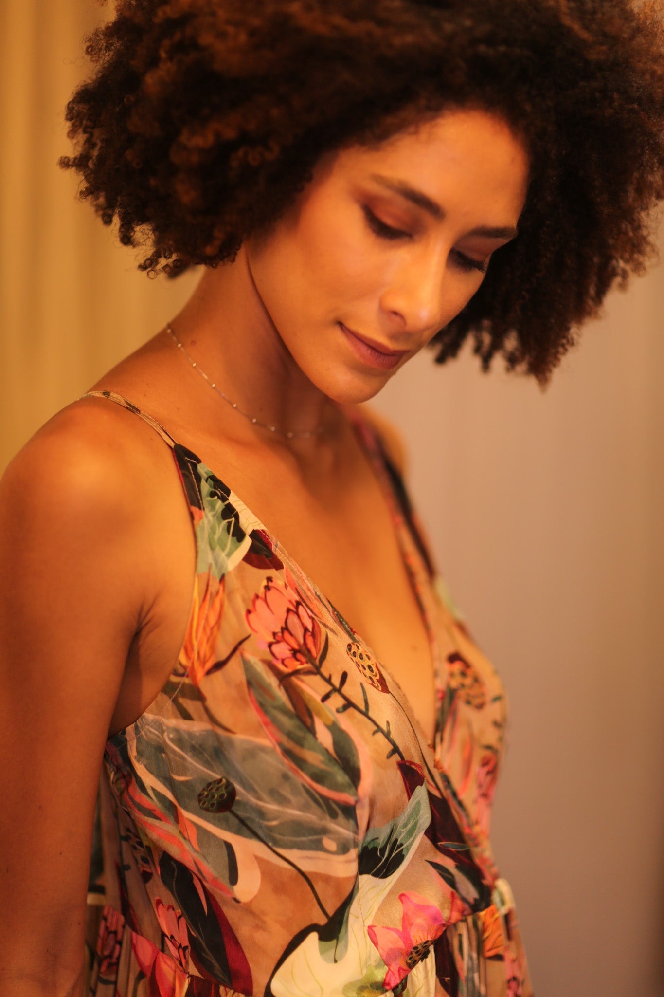 LILI SILK DRESS LOTUS - BANGKOK TAILOR CLOTHING STORE - HANDMADE CLOTHING