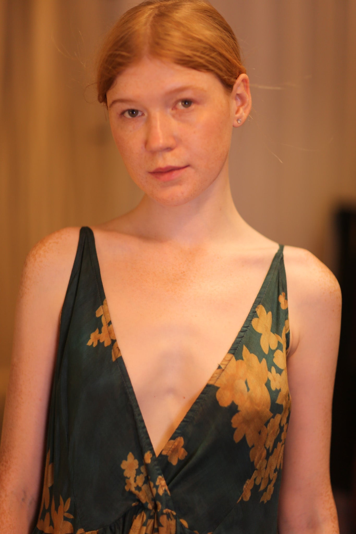 LILI SILK DRESS PADAUK - BANGKOK TAILOR CLOTHING STORE - HANDMADE CLOTHING