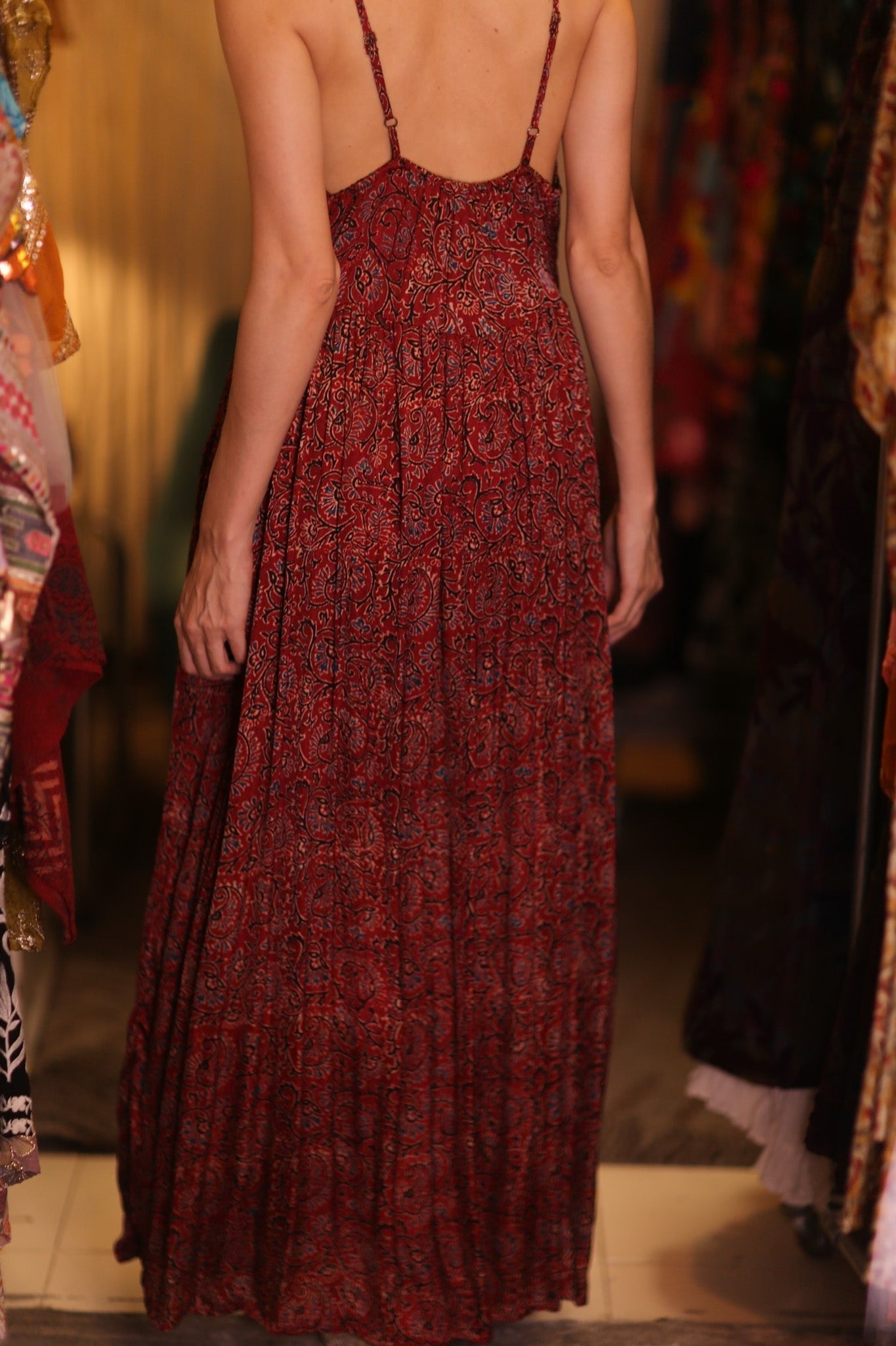 LILY SILK DRESS PIPER - MOMO STUDIO BERLIN - Berlin Concept Store - sustainable & ethical fashion