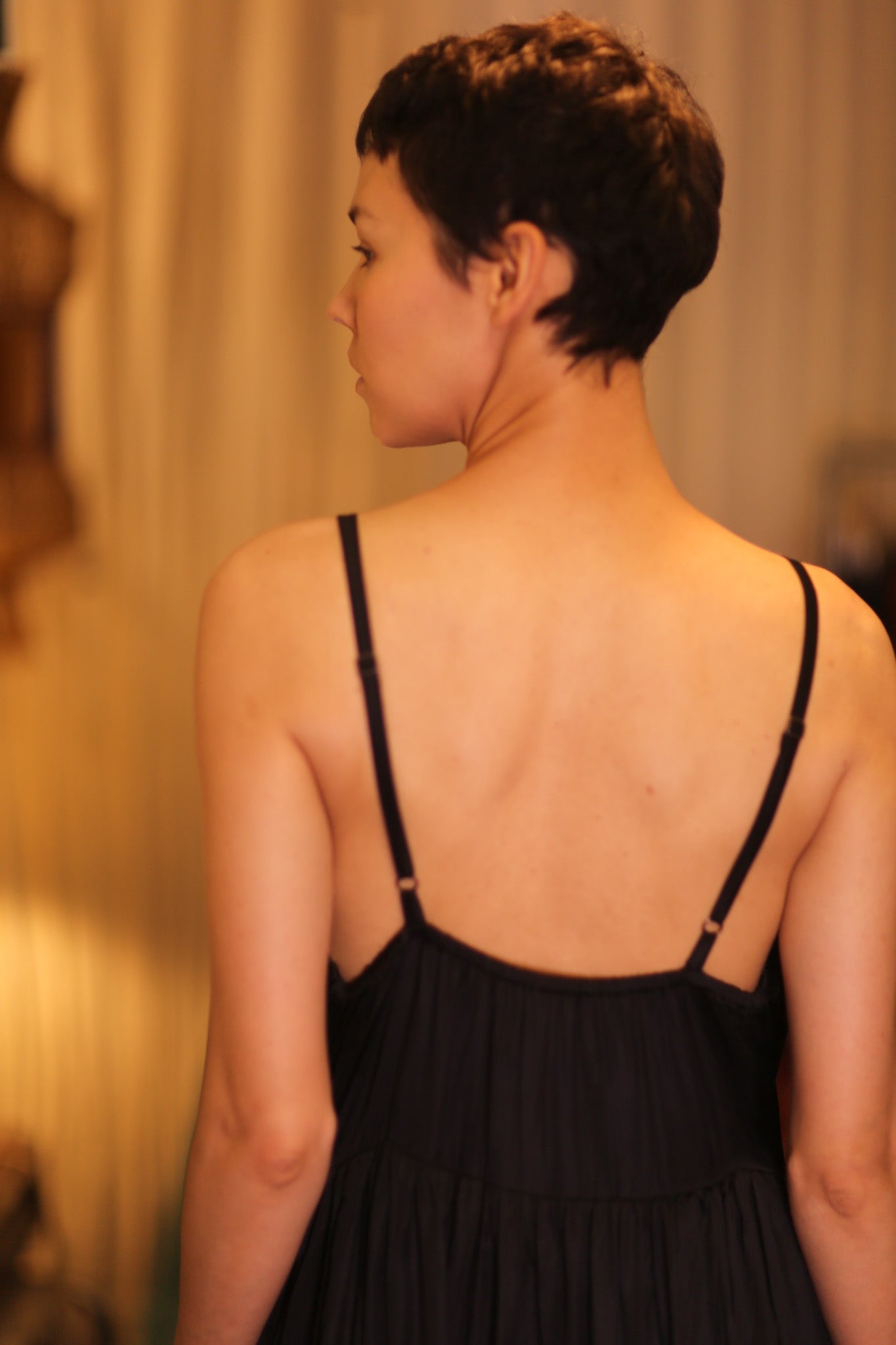 LILY SILK DRESS SOLID BLACK - MOMO STUDIO BERLIN - Berlin Concept Store - sustainable & ethical fashion