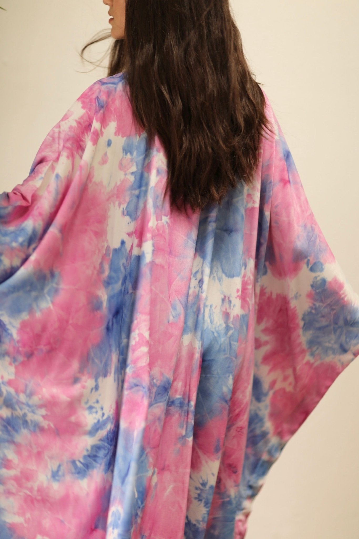 LITTLE TWIN PINK / BLUE TIE DYE KIMONO - MOMO STUDIO BERLIN - Berlin Concept Store - sustainable & ethical fashion