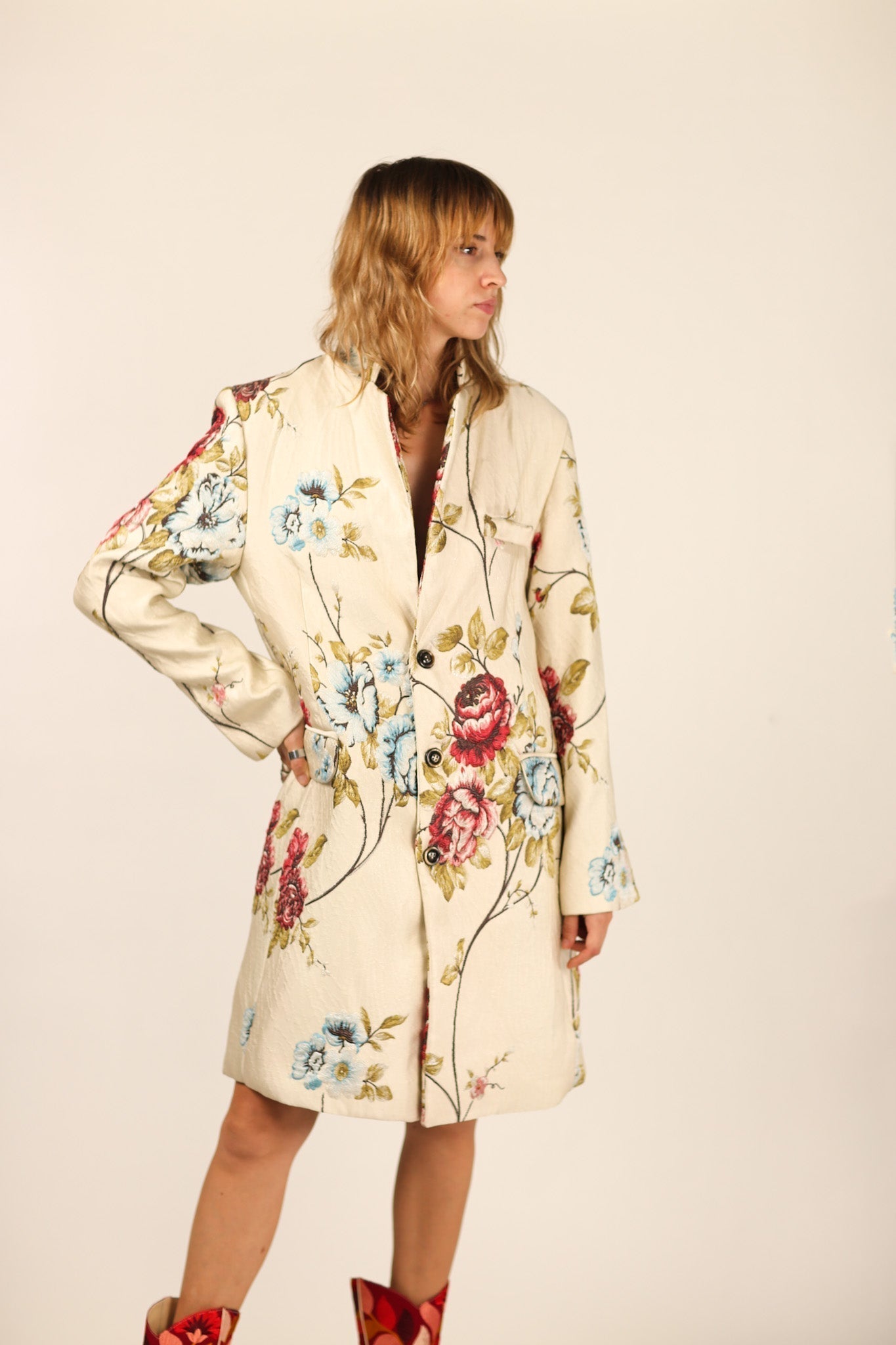 LONG NOVELTY COAT LUPA - MOMO STUDIO BERLIN - Berlin Concept Store - sustainable & ethical fashion